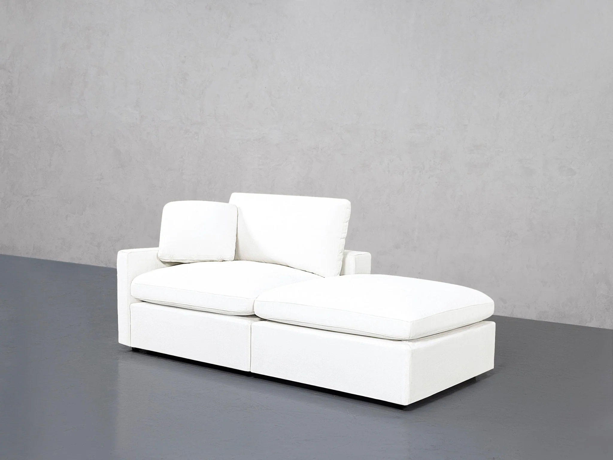 2-Seat Modular Lounger Loveseat (Thin Arm) - Image 140