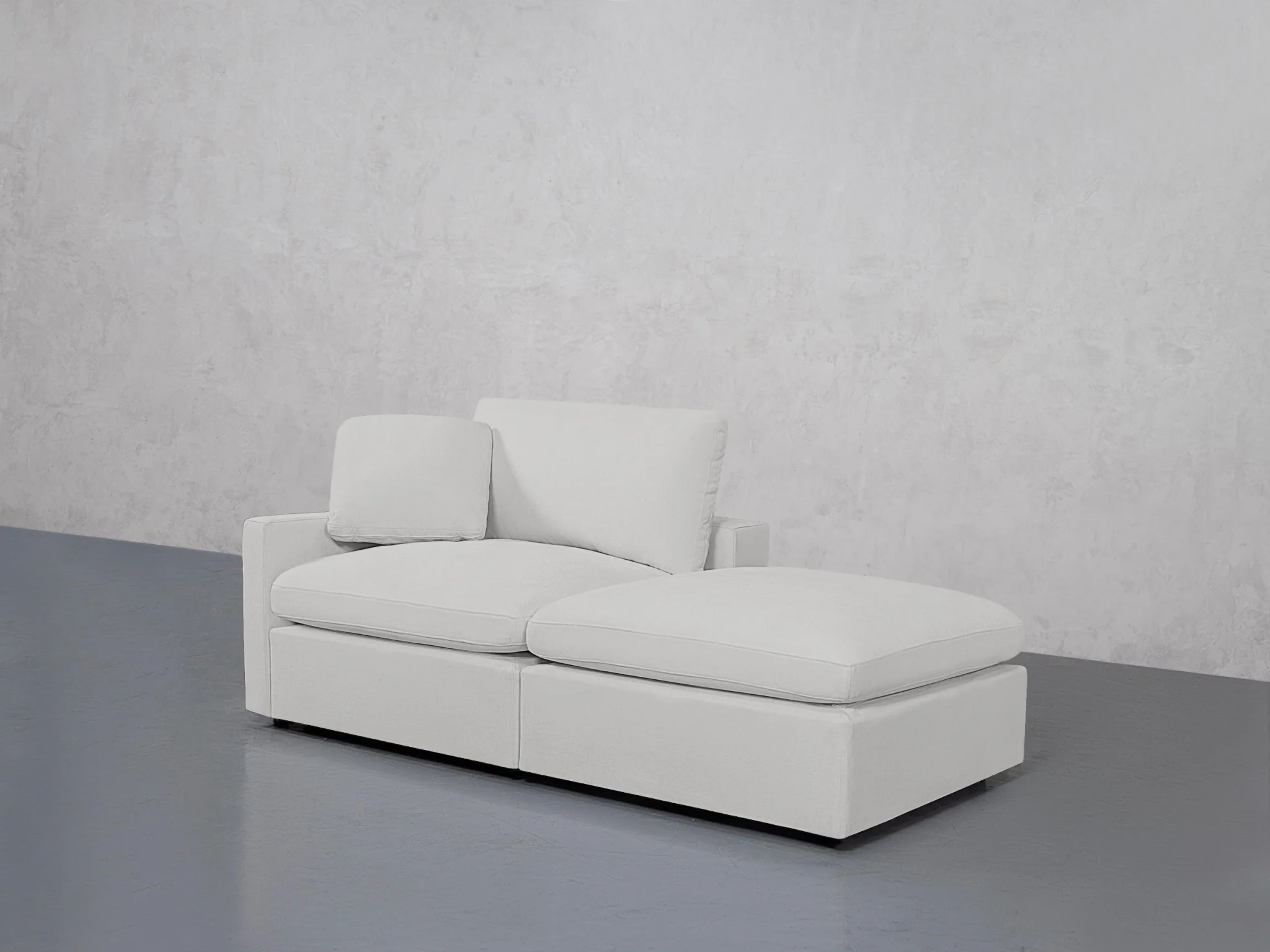 2-Seat Modular Lounger Loveseat (Thin Arm) - Image 145