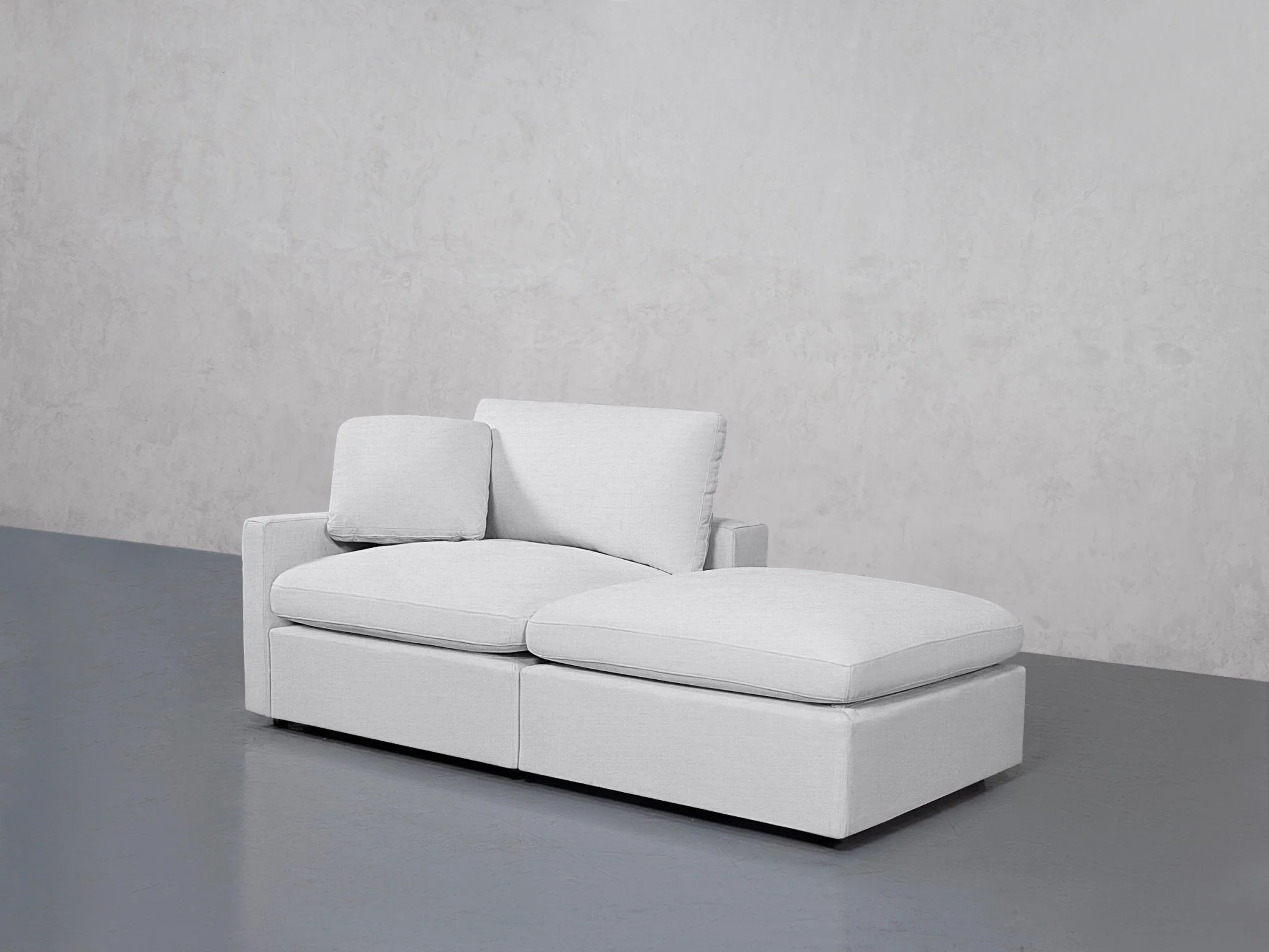 2-Seat Modular Lounger Loveseat (Thin Arm) - Image 23