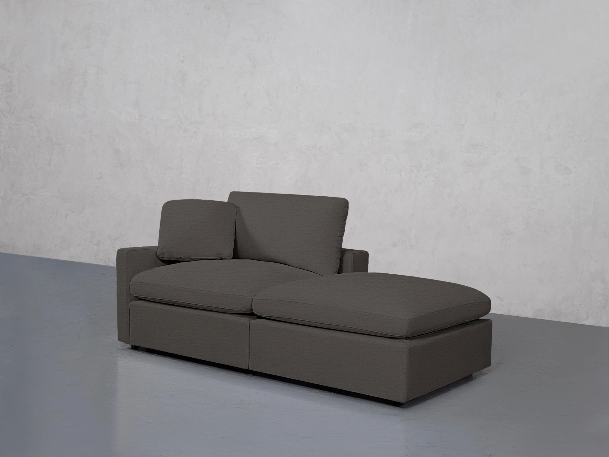 2-Seat Modular Lounger Loveseat (Thin Arm) - Image 30