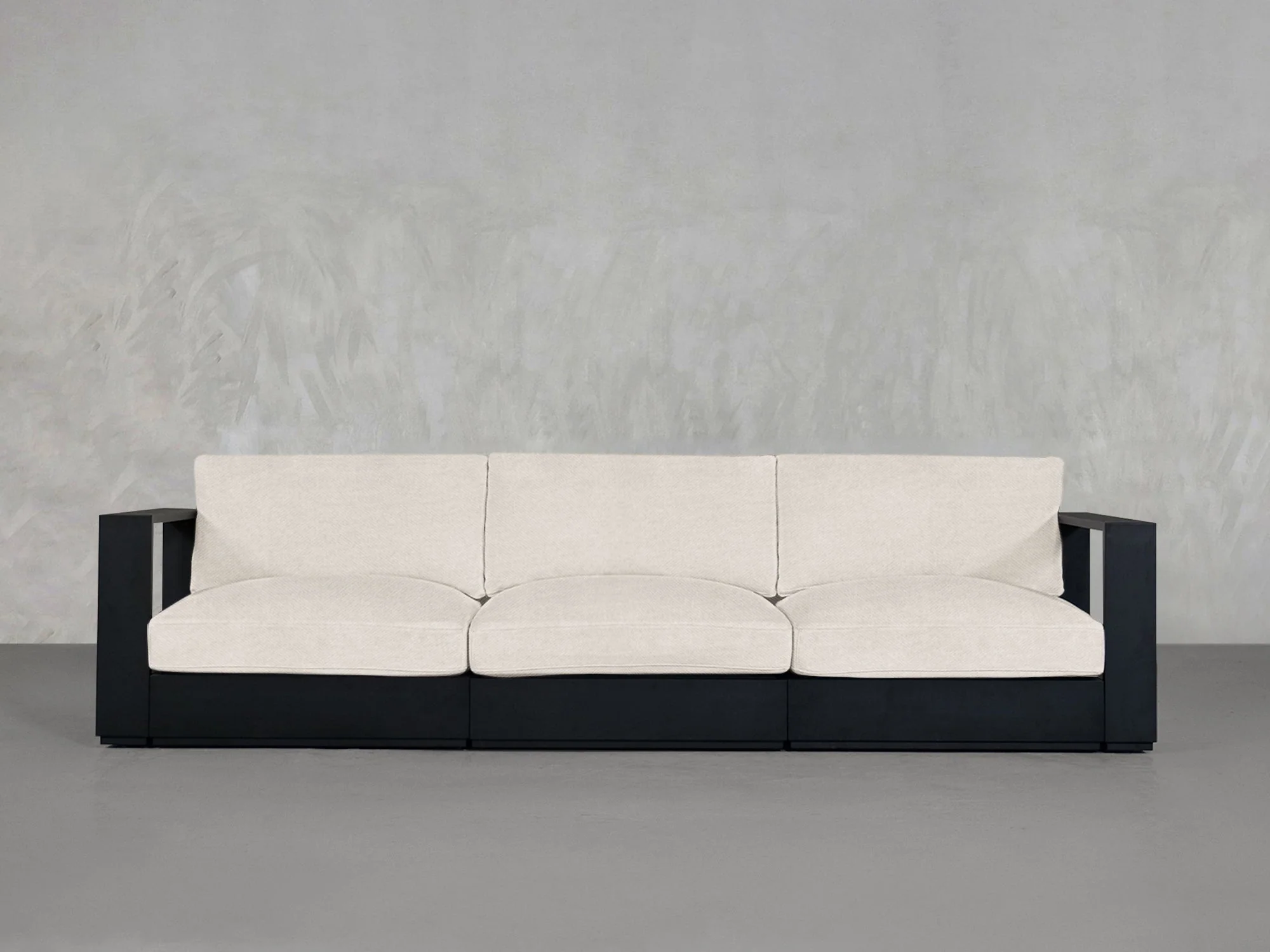 3-Seat Modular Sofa Aluminum Outdoor - Image 12