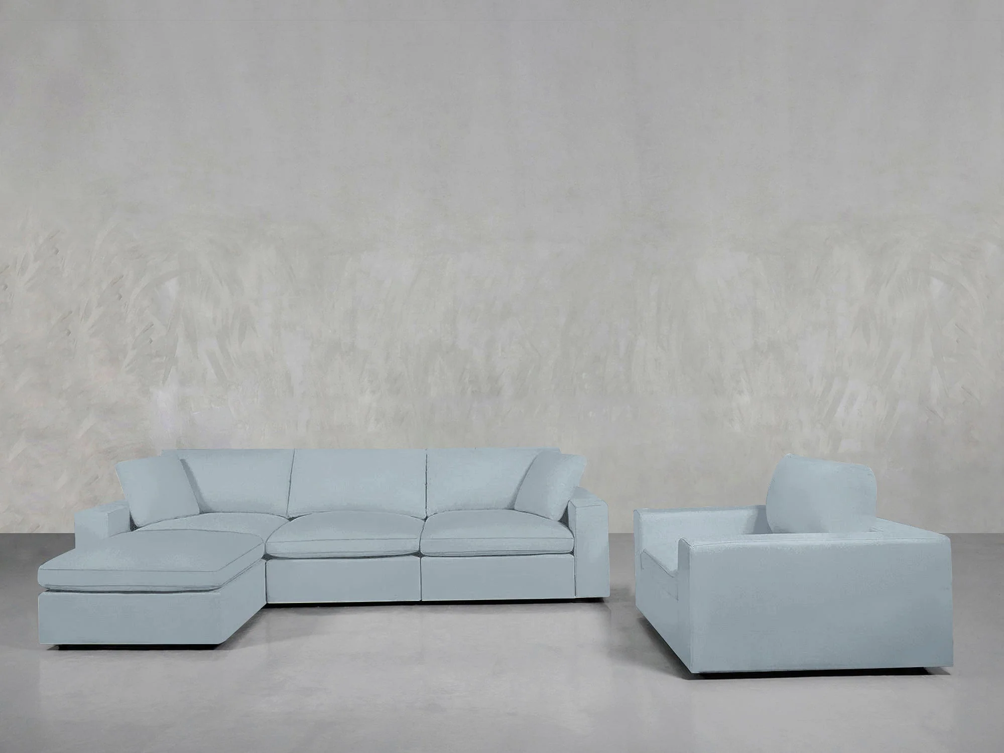4-1 Sectional & Armchair Set - Image 165