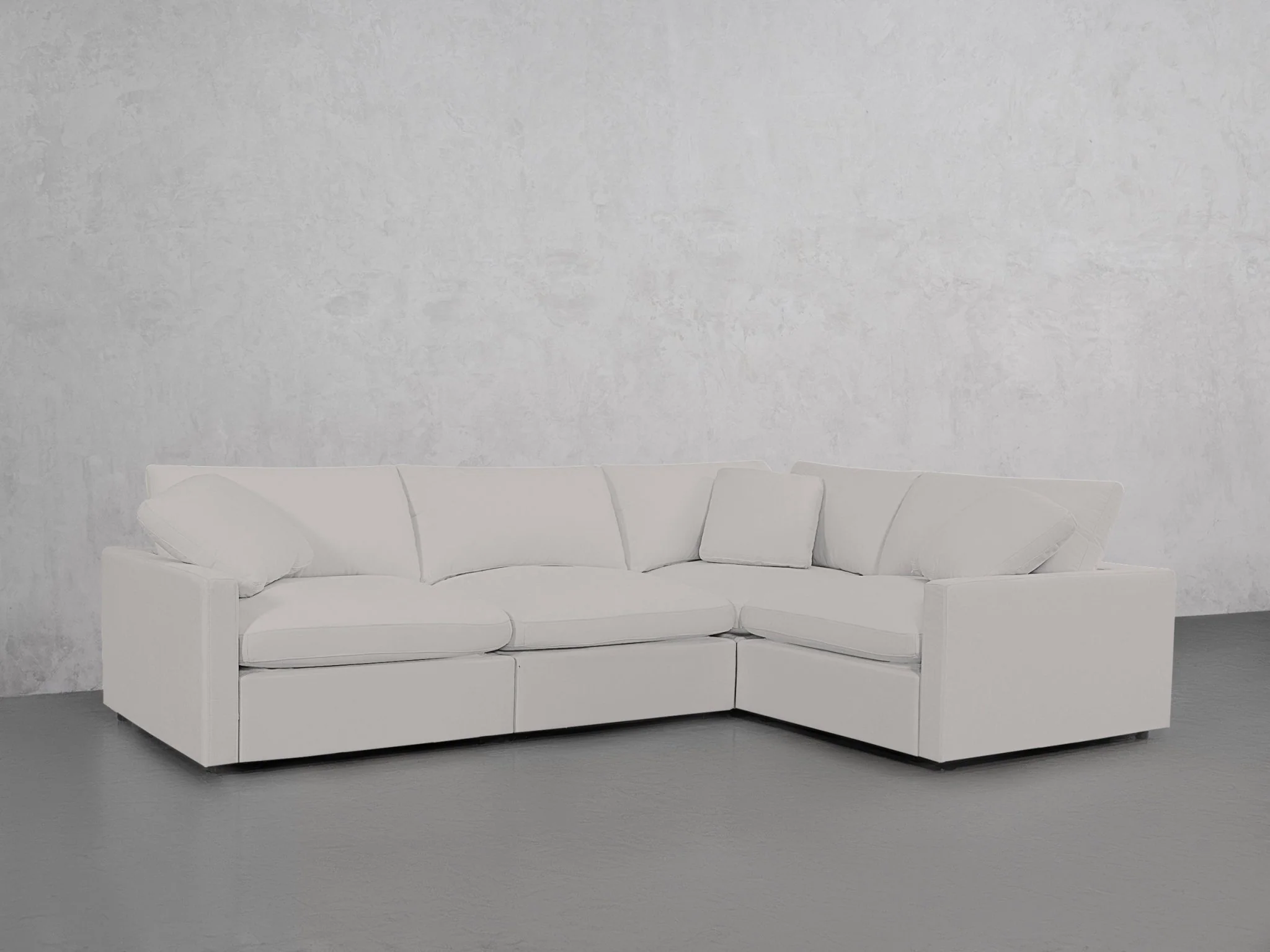 4-Seat Modular Corner Right Sectional (Thin Arms) - Image 100