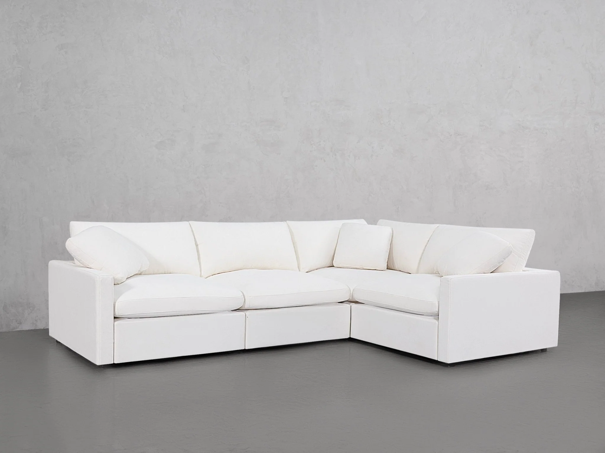 4-Seat Modular Corner Right Sectional (Thin Arms) - Image 140