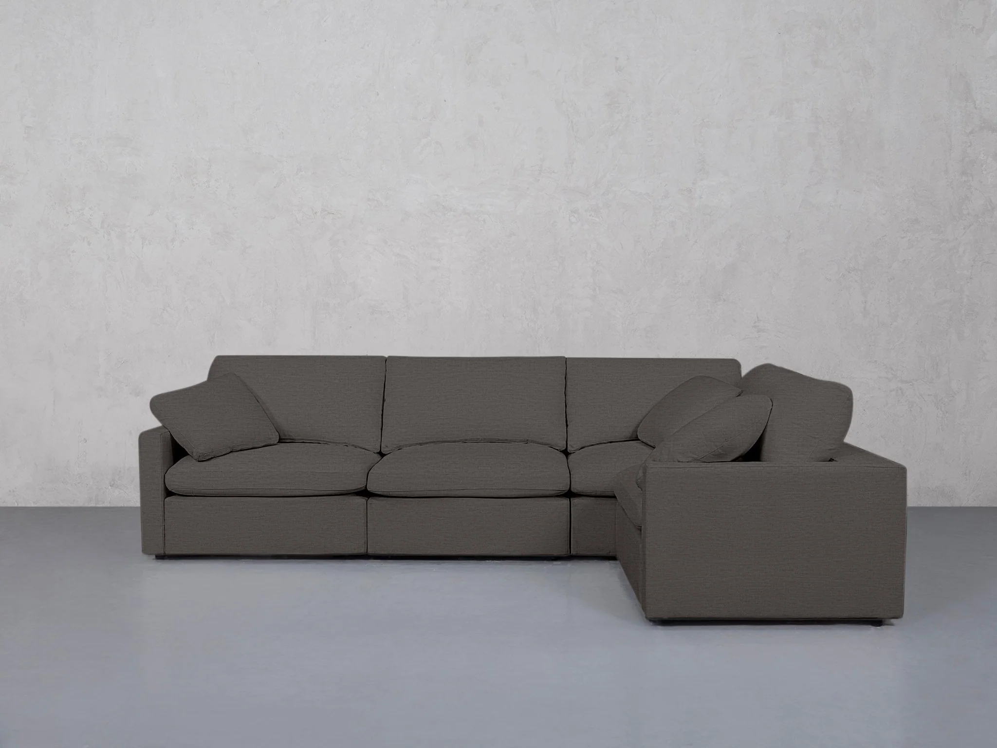 4-Seat Modular Corner Right Sectional (Thin Arms) - Image 29