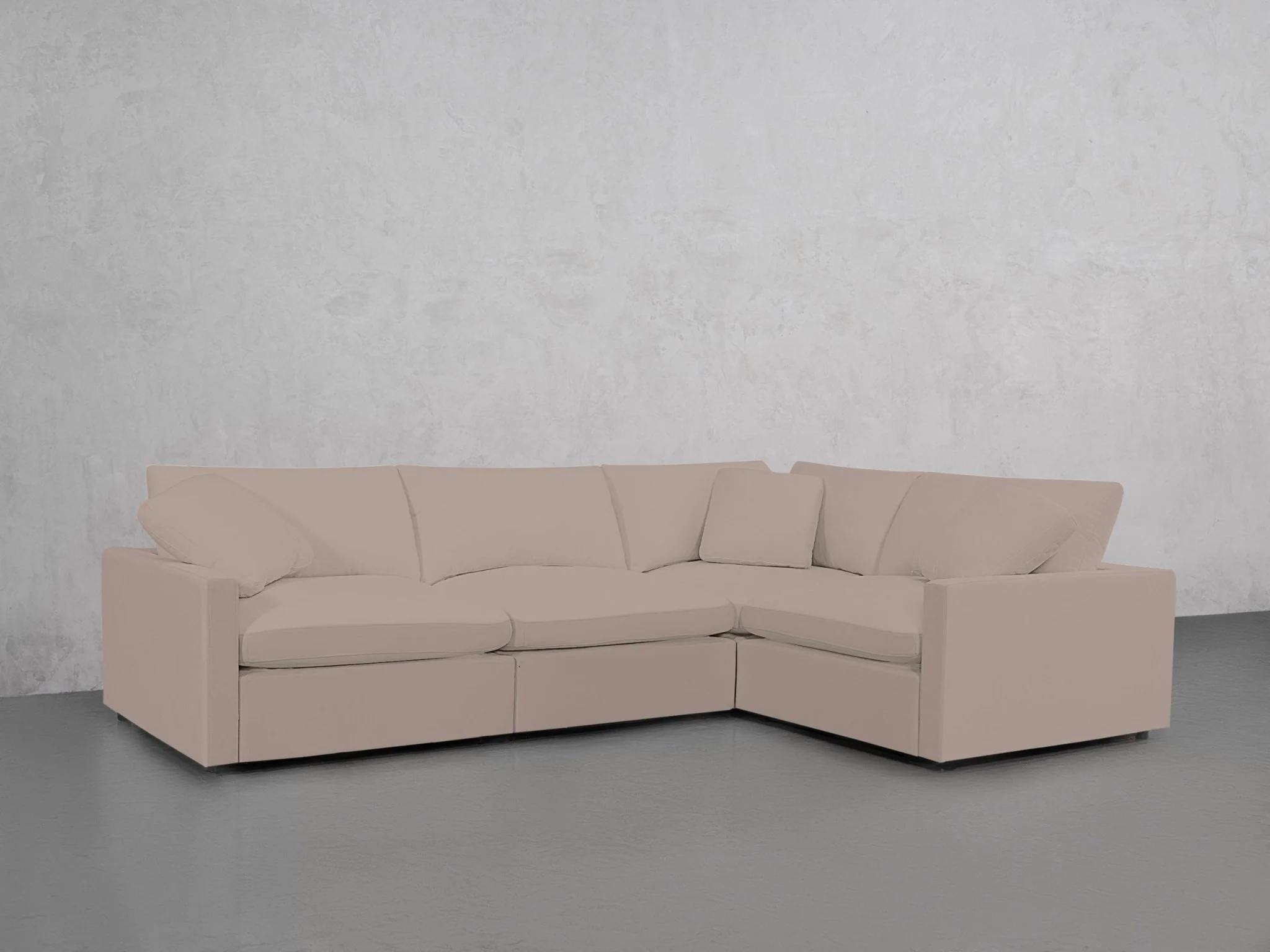 4-Seat Modular Corner Right Sectional (Thin Arms) - Image 65