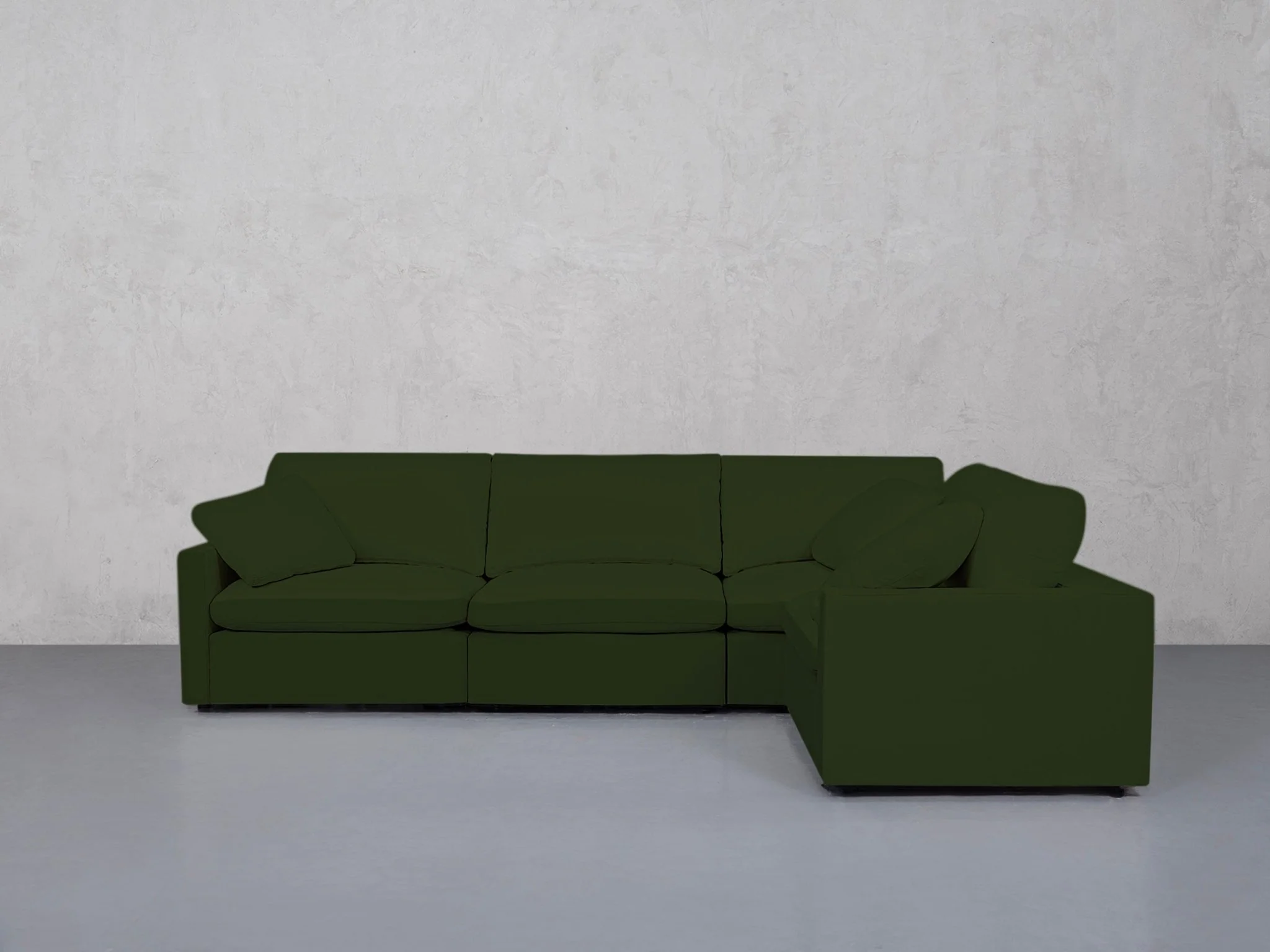4-Seat Modular Corner Right Sectional (Thin Arms) - Image 85