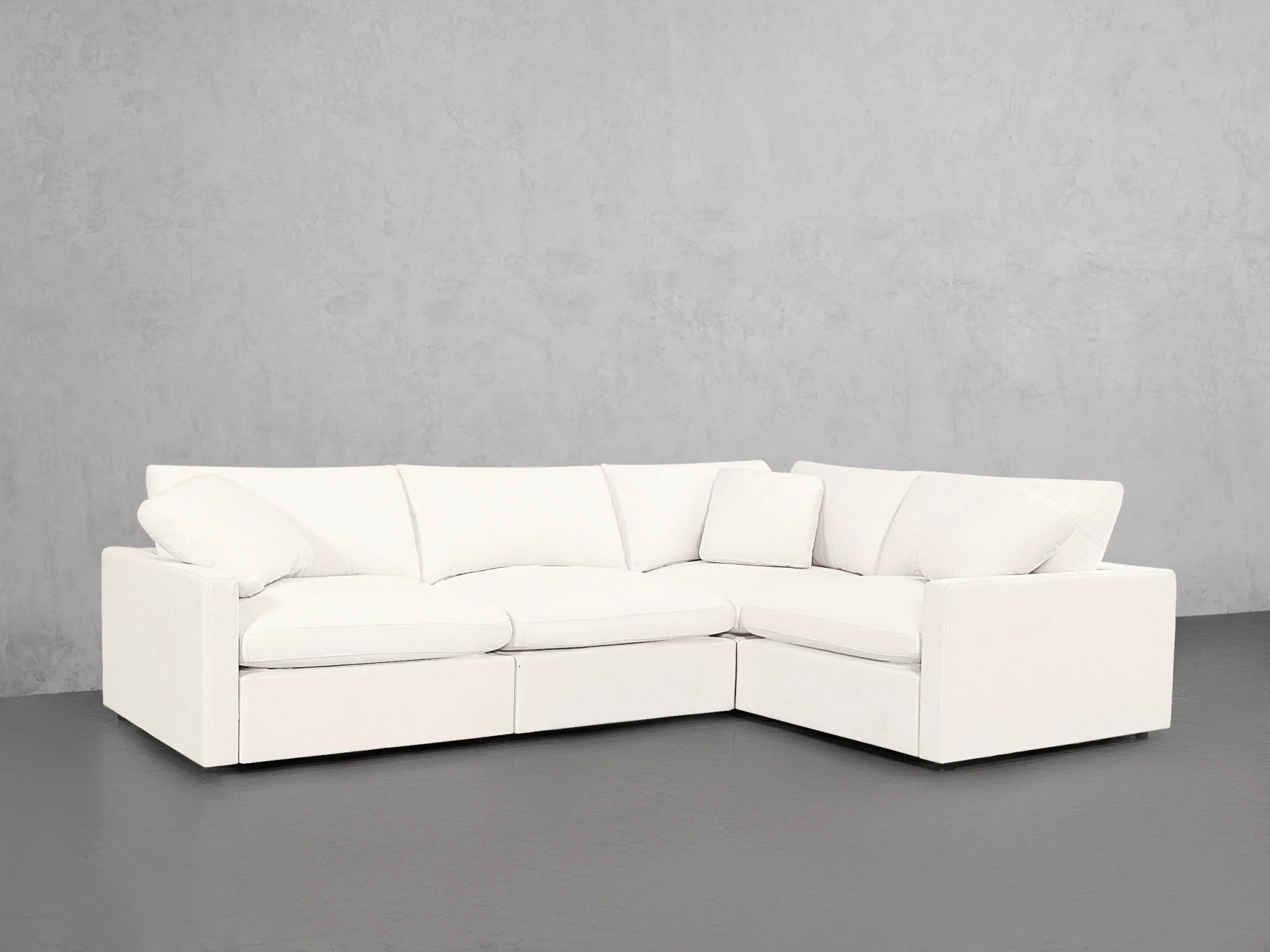 4-Seat Modular Corner Right Sectional (Thin Arms) - Image 9