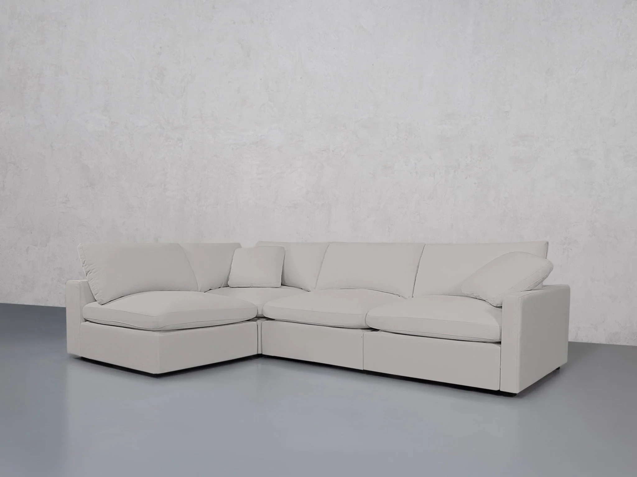 4-Seat Modular Open Corner Sectional (Thin Arm) - Image 100