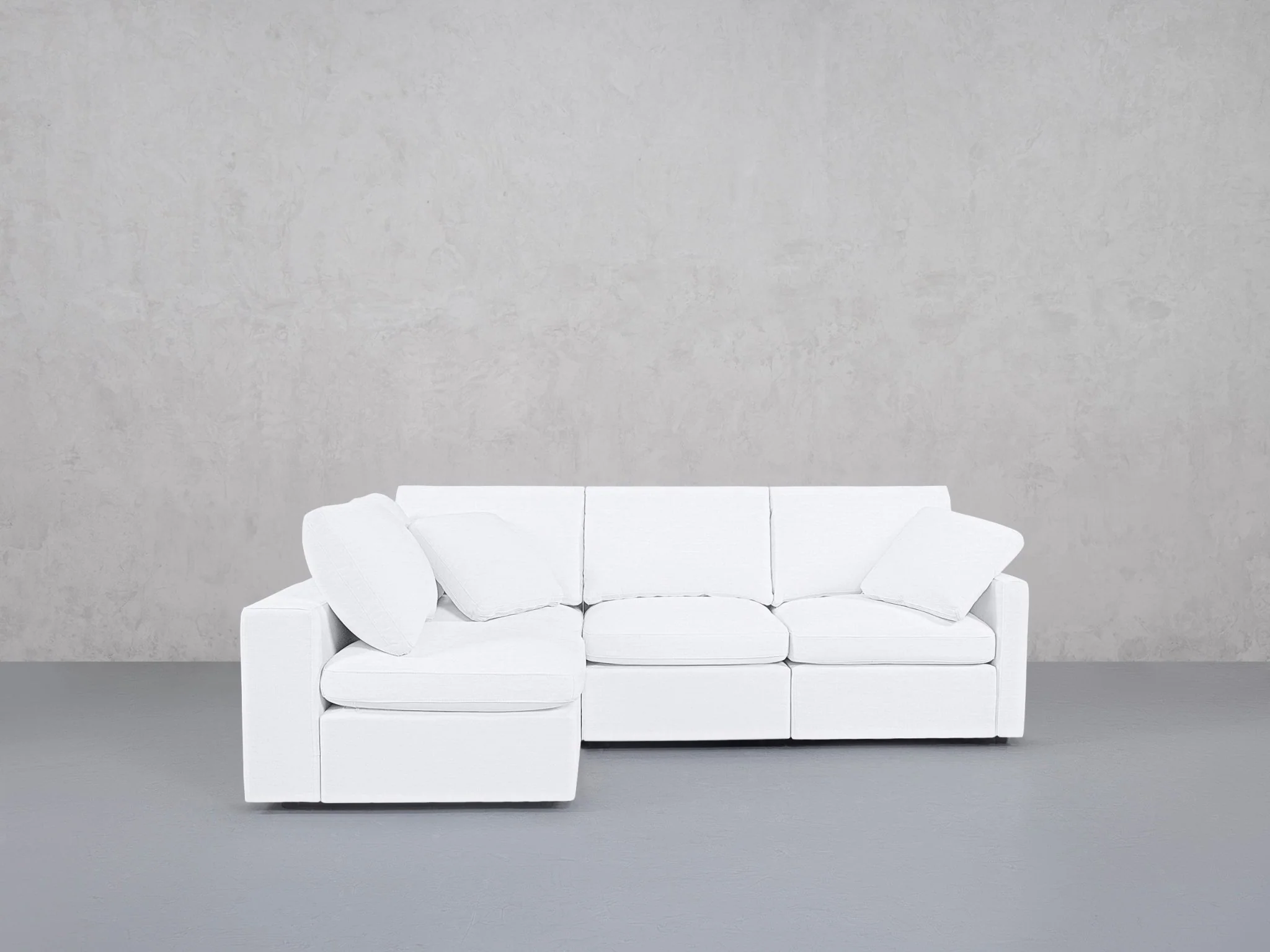 4-Seat Modular Open Corner Sectional (Thin Arm) - Image 3