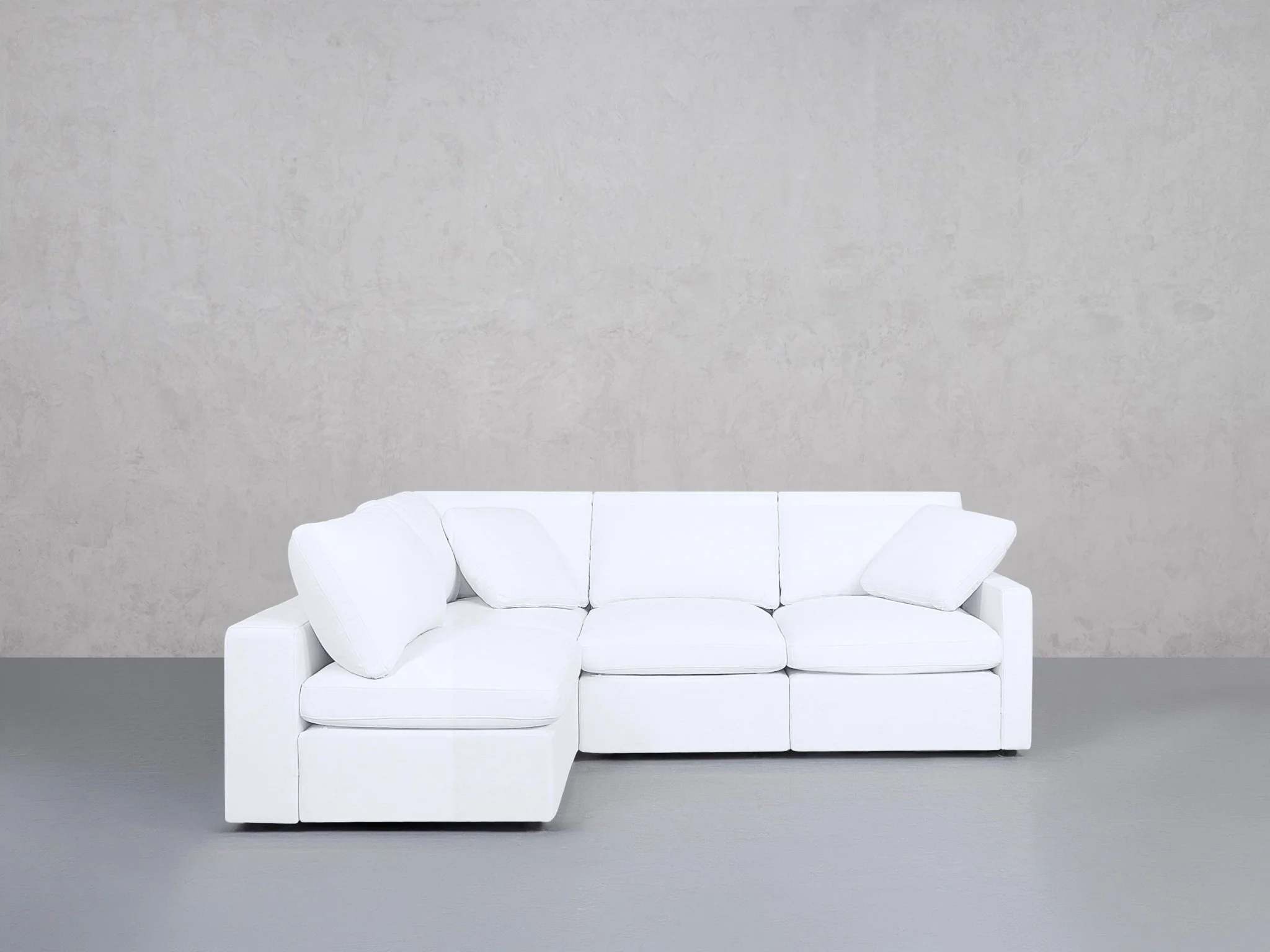 4-Seat Modular Open Corner Sectional (Thin Arm) - Image 4
