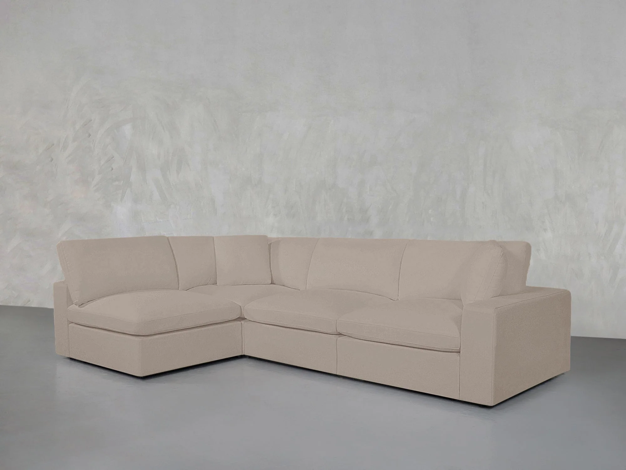 4-Seat Modular Open Corner Sectional - Image 140