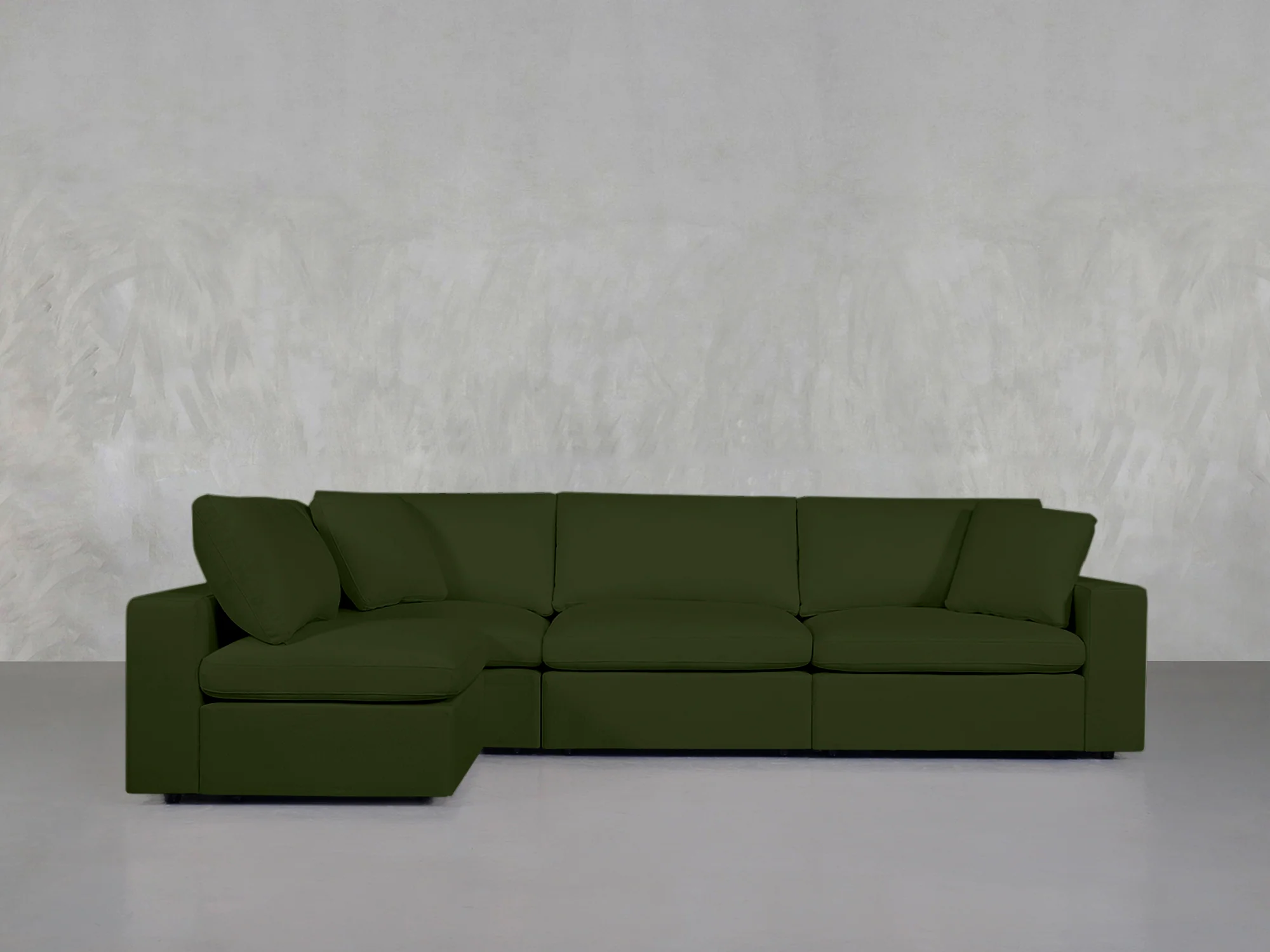 4-Seat Modular Open Corner Sectional - Image 173