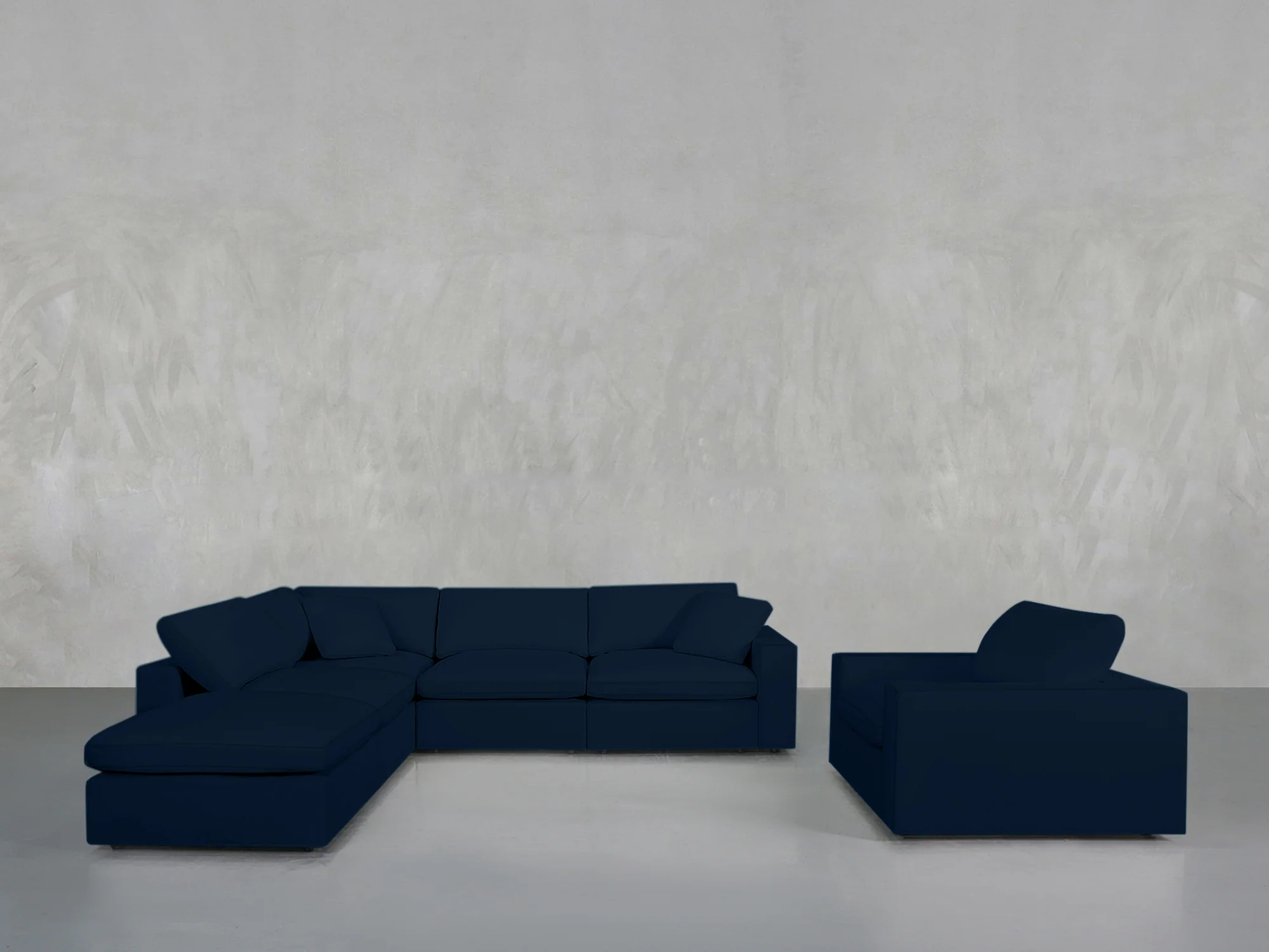 5-1 Sectional & Armchair Set - Image 134