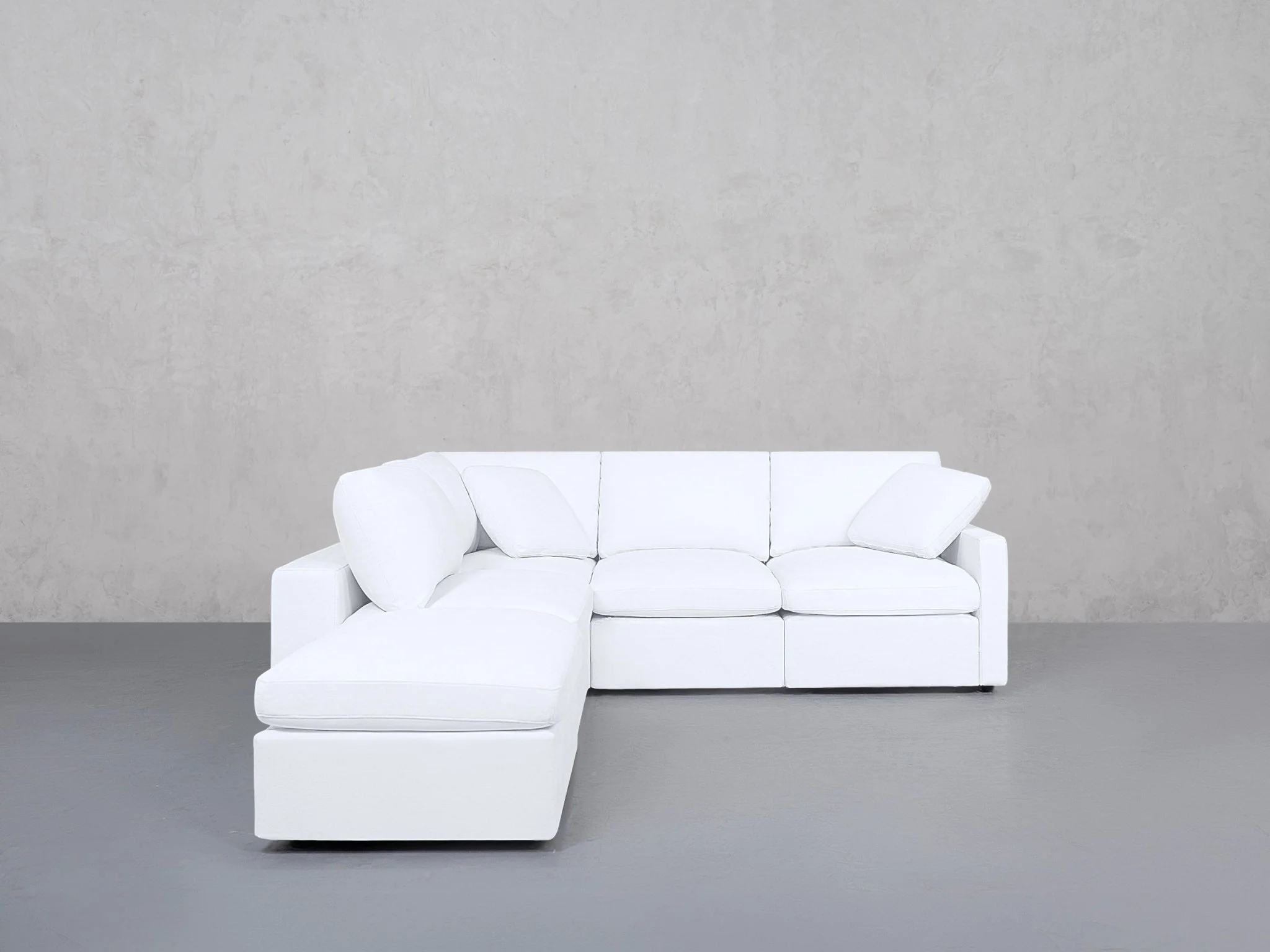 5-Seat Modular Corner Lounger Sectional (Thin Arms) - Image 4