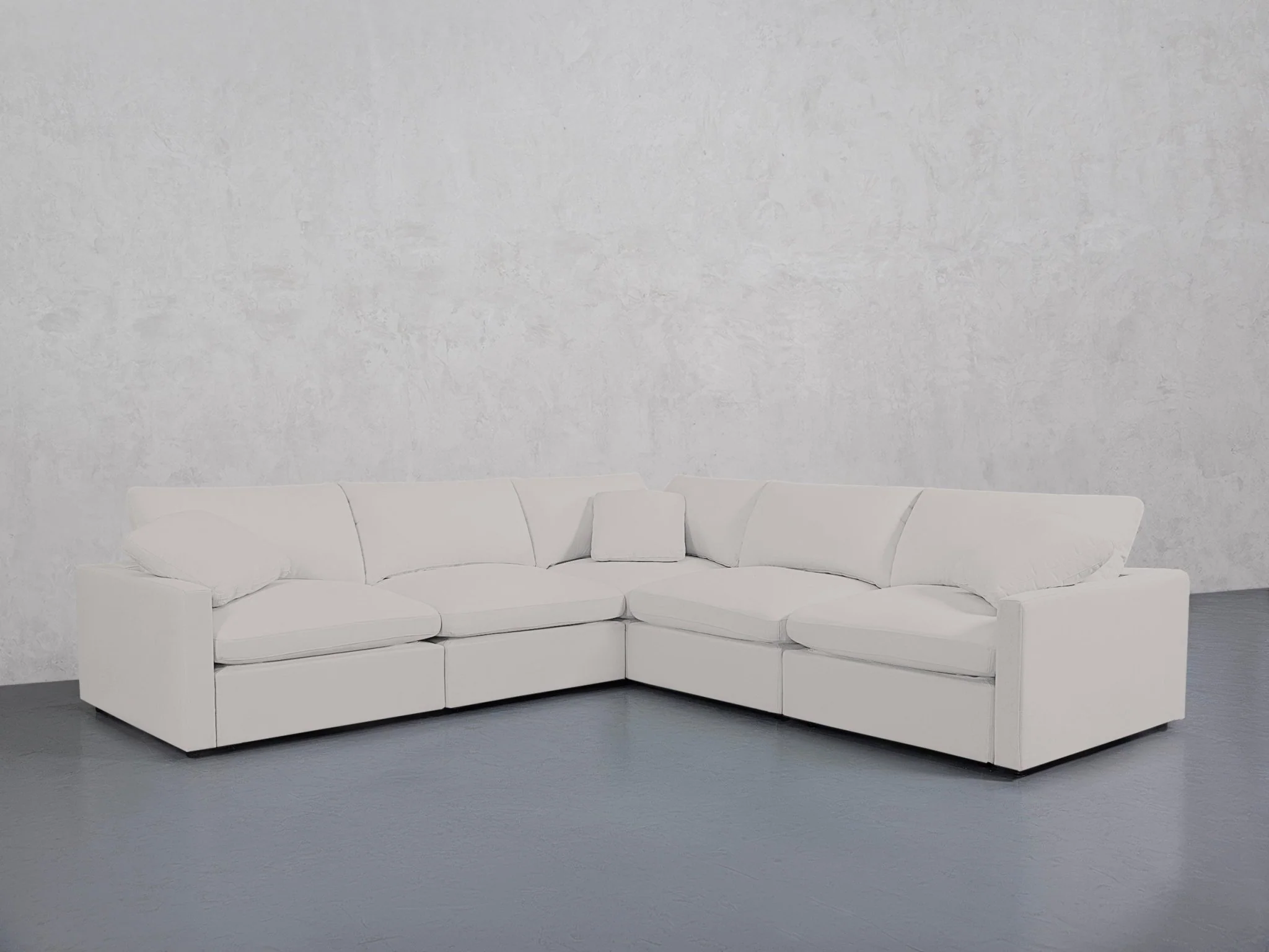 5-Seat Modular Corner Right Sectional (Thin Arms) - Image 100