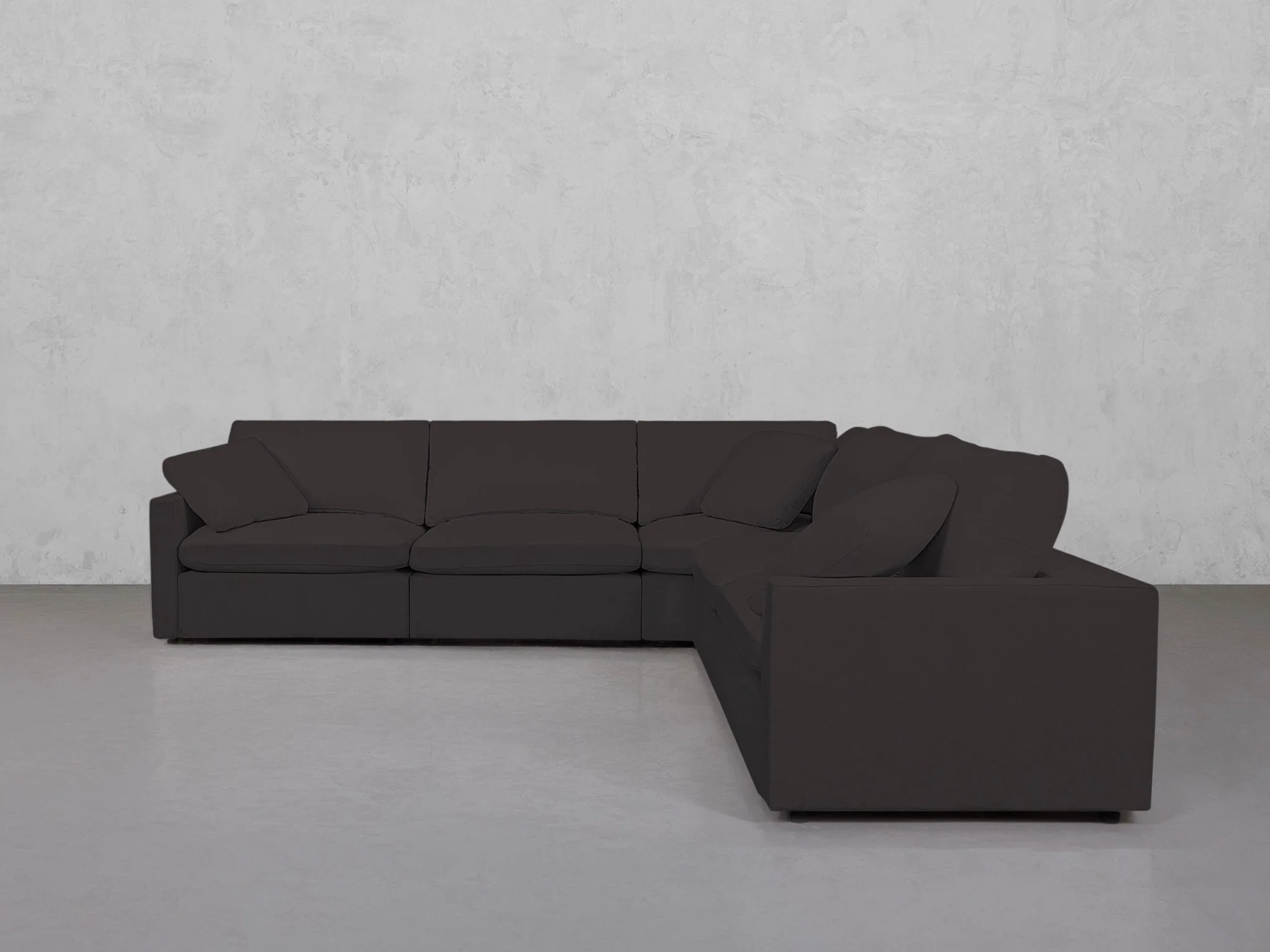 5-Seat Modular Corner Right Sectional (Thin Arms) - Image 113
