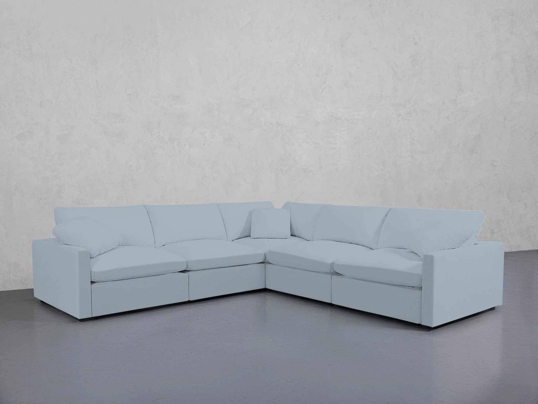 5-Seat Modular Corner Right Sectional (Thin Arms) - Image 121