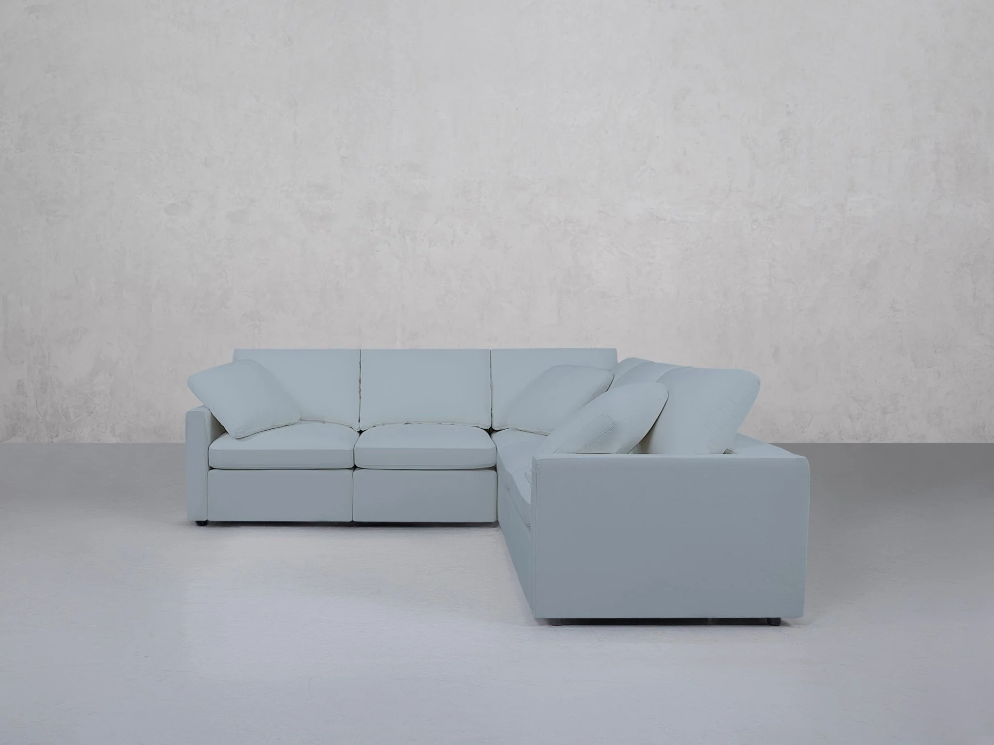 5-Seat Modular Corner Right Sectional (Thin Arms) - Image 122