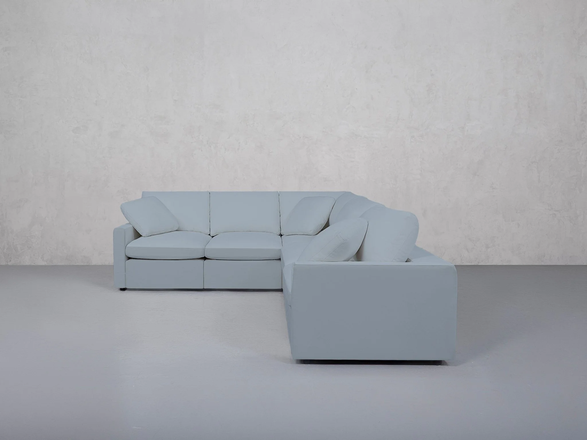 5-Seat Modular Corner Right Sectional (Thin Arms) - Image 123