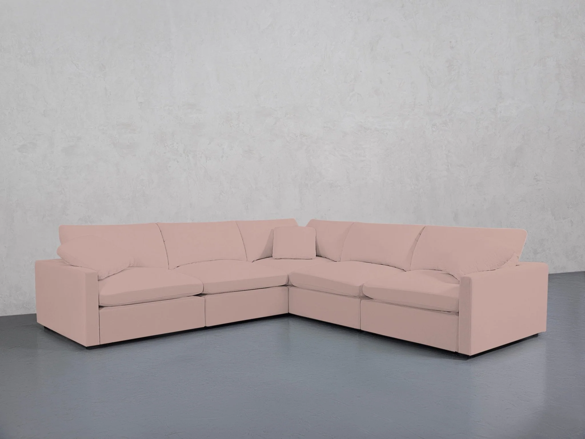 5-Seat Modular Corner Right Sectional (Thin Arms) - Image 128