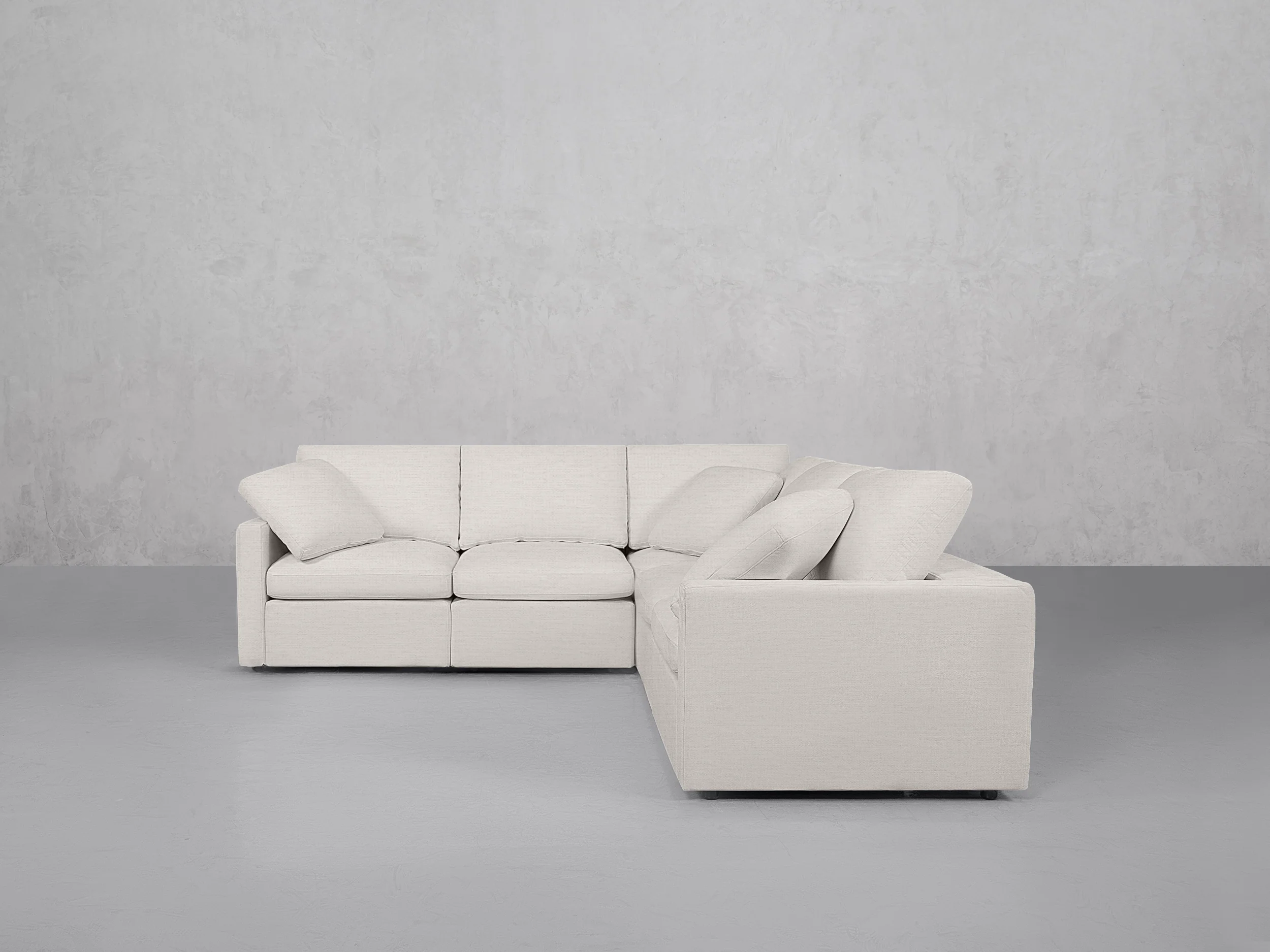 5-Seat Modular Corner Right Sectional (Thin Arms) - Image 17