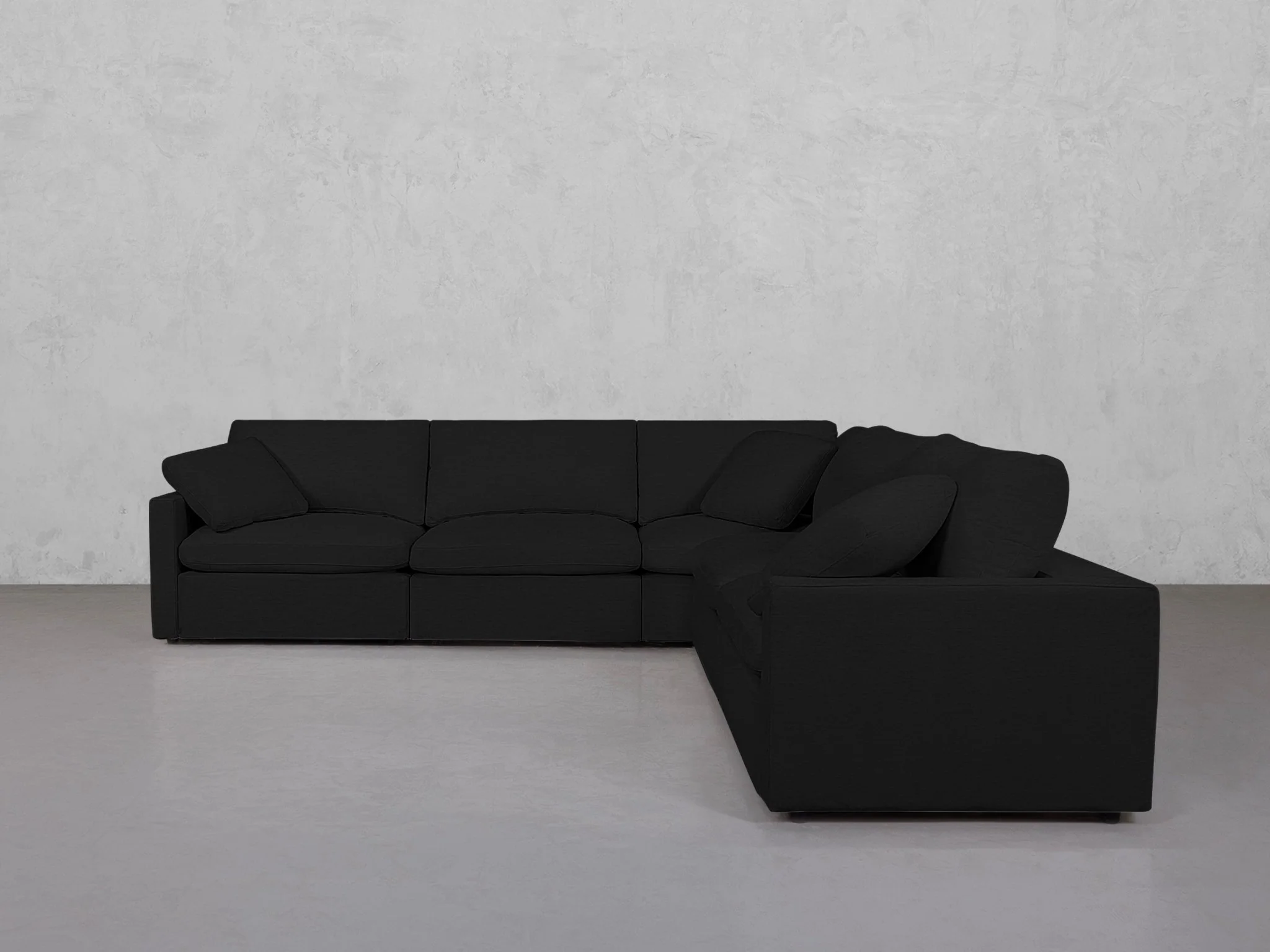 5-Seat Modular Corner Right Sectional (Thin Arms) - Image 36