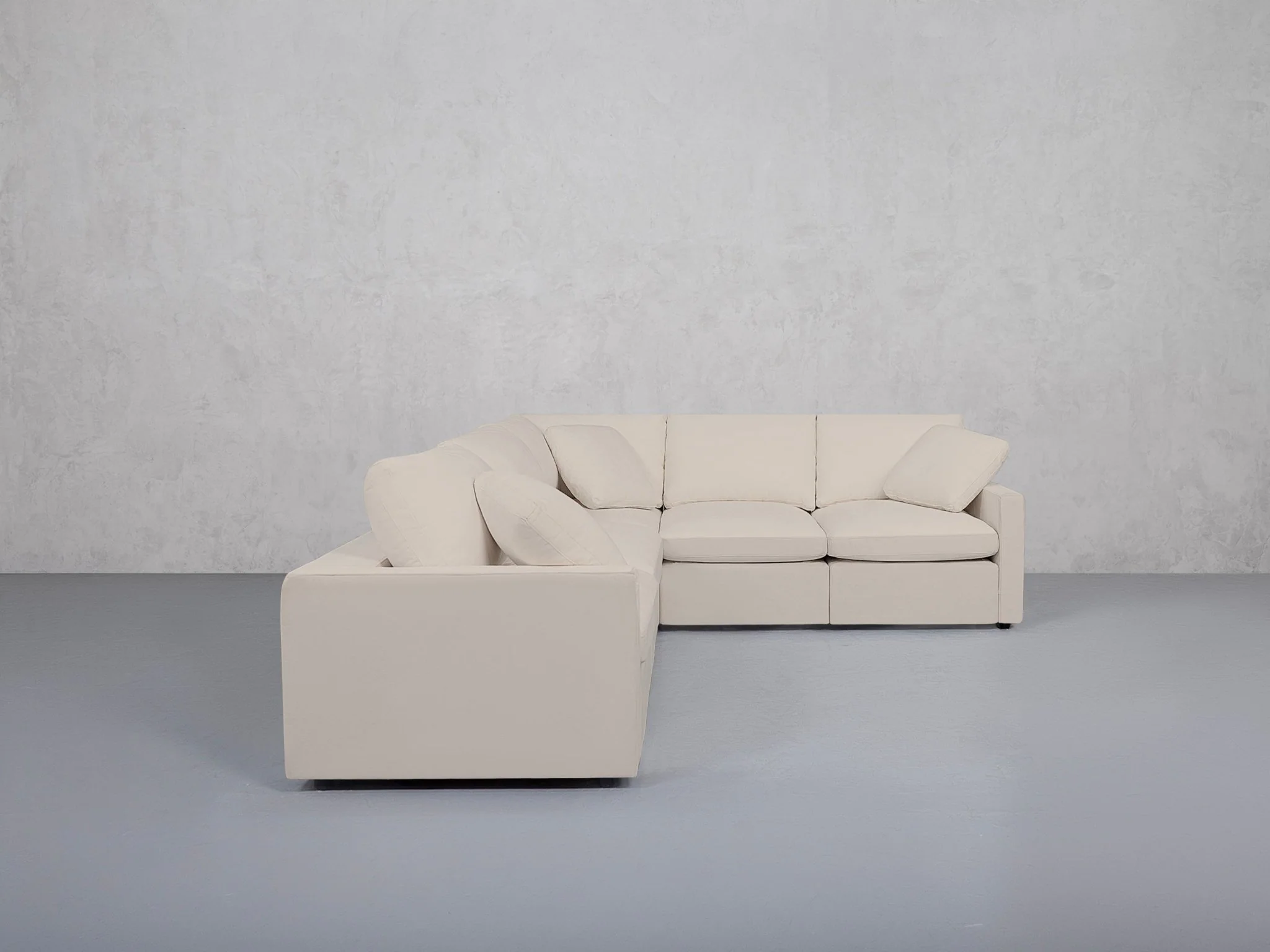 5-Seat Modular Corner Right Sectional (Thin Arms) - Image 53