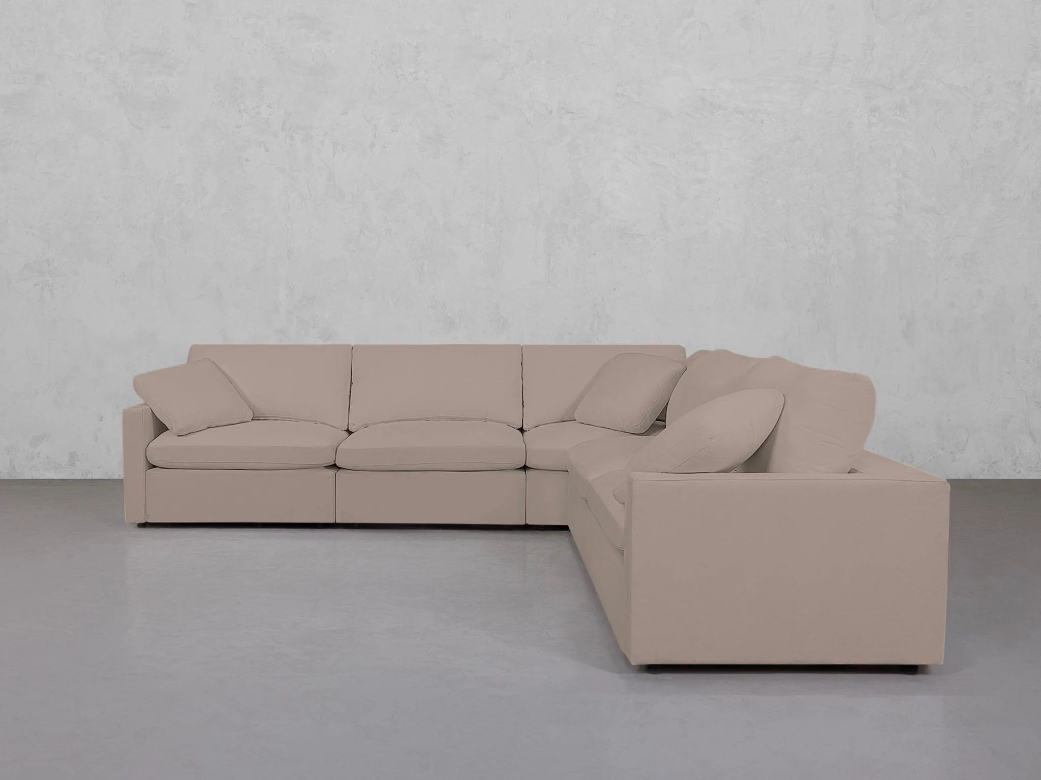 5-Seat Modular Corner Right Sectional (Thin Arms) - Image 64