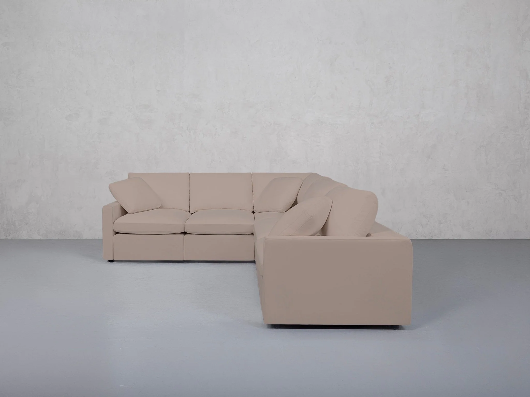 5-Seat Modular Corner Right Sectional (Thin Arms) - Image 67
