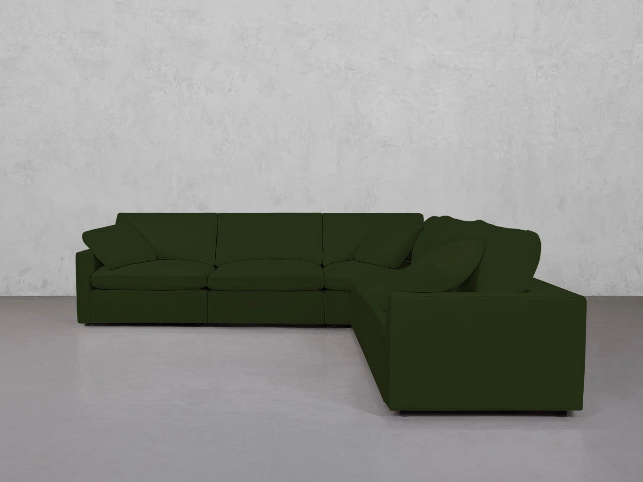 5-Seat Modular Corner Right Sectional (Thin Arms) - Image 85