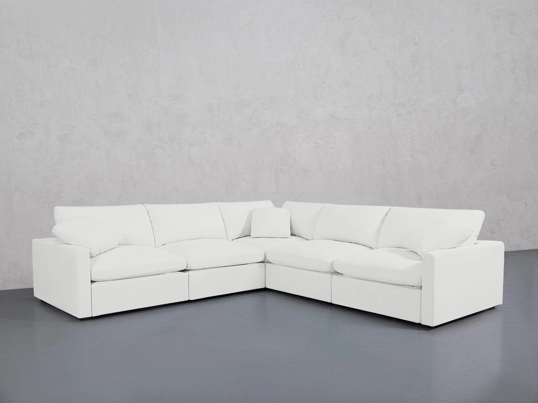 5-Seat Modular Corner Right Sectional (Thin Arms) - Image 9