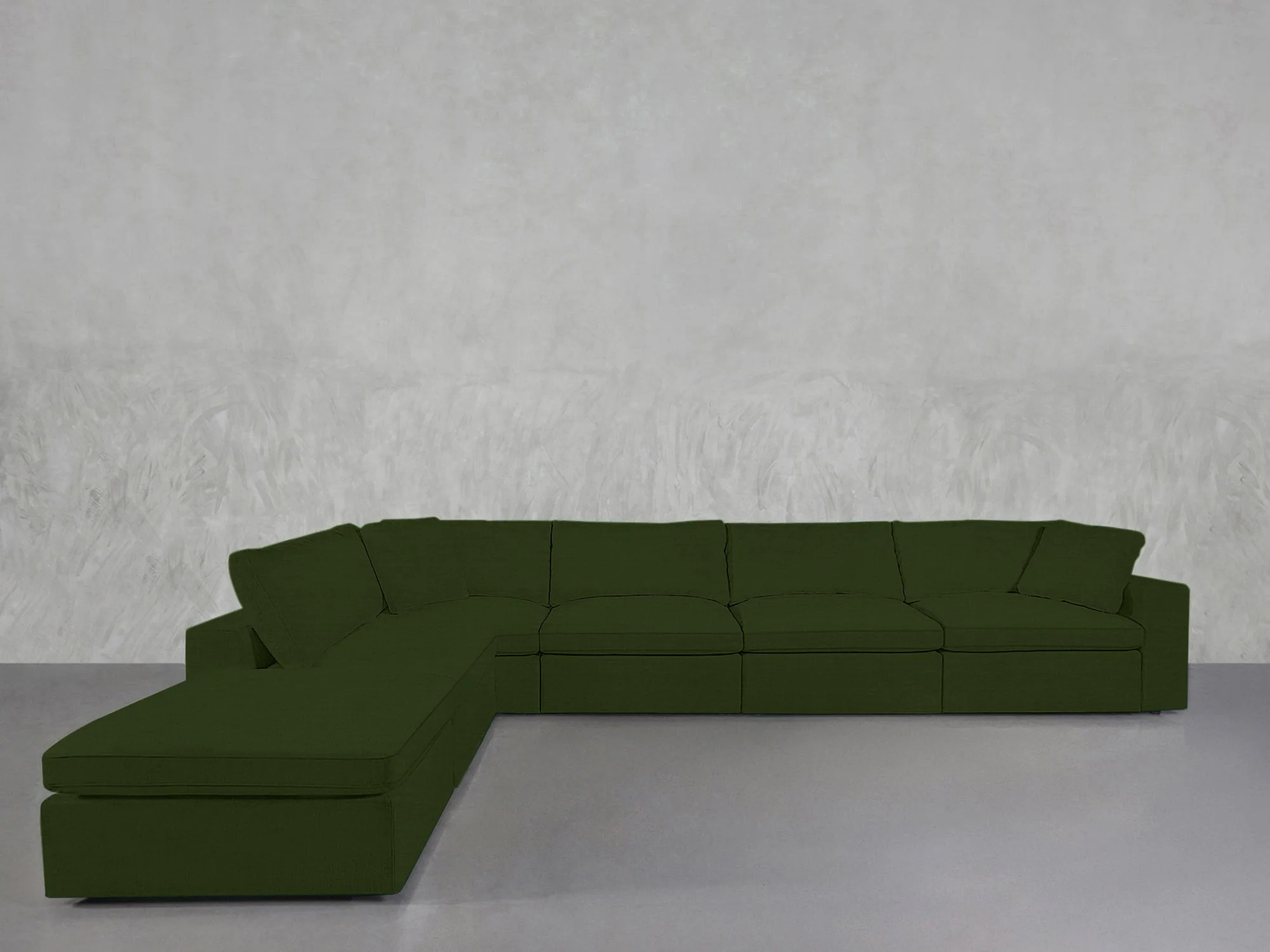 6-Seat Modular Corner Lounger Sectional - Image 172