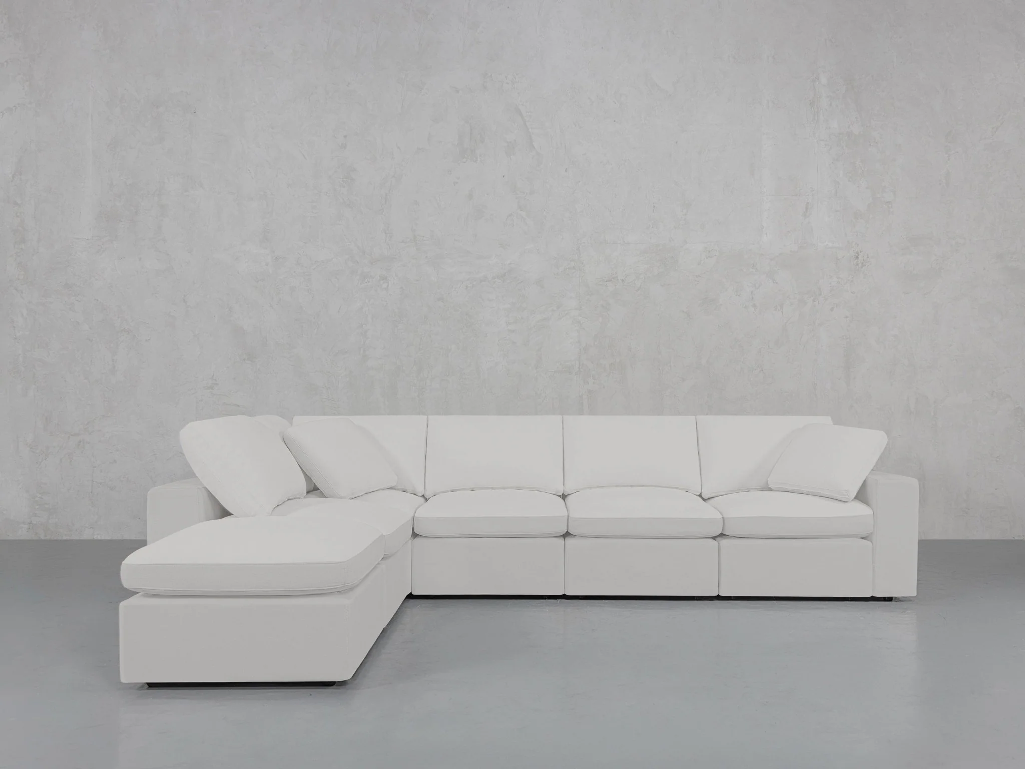 6-Seat Modular Corner Lounger Sectional - Image 197