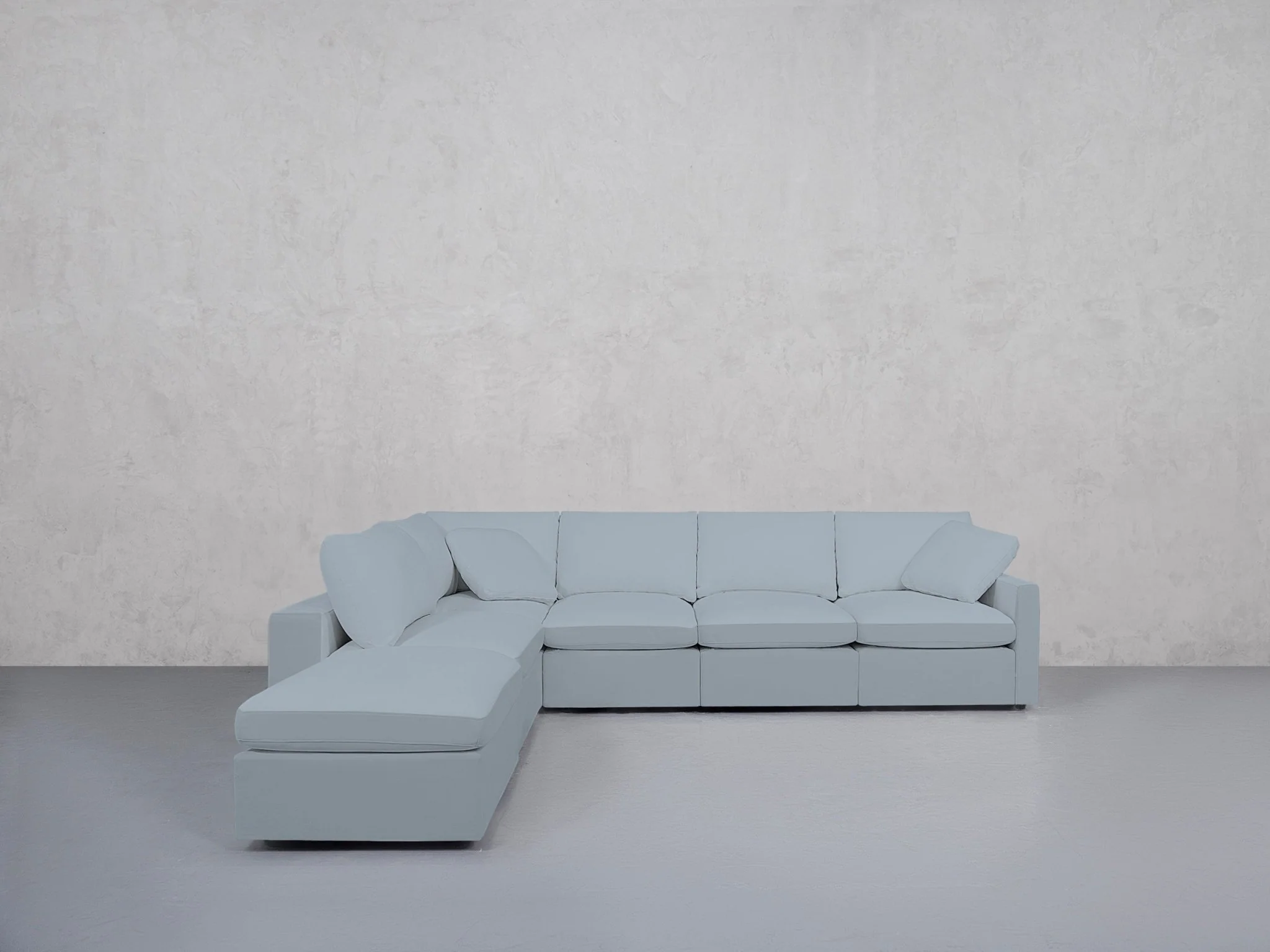6-Seat Modular Corner Lounger Sectional (Thin Arms) - Image 123