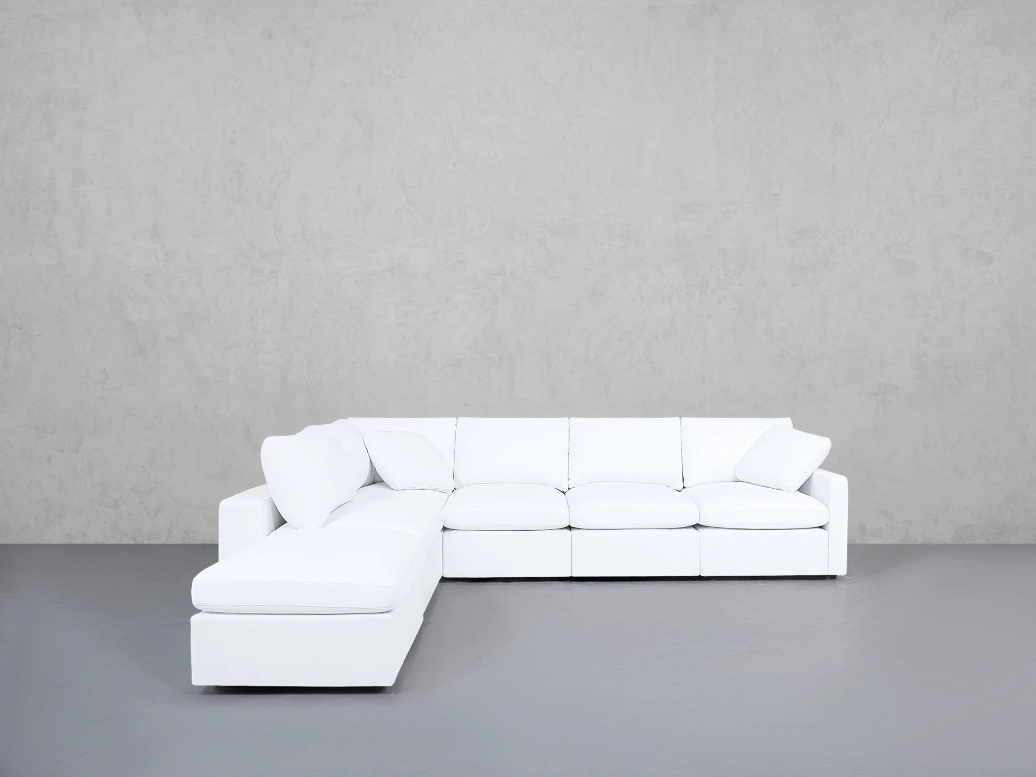6-Seat Modular Corner Lounger Sectional (Thin Arms) - Image 4