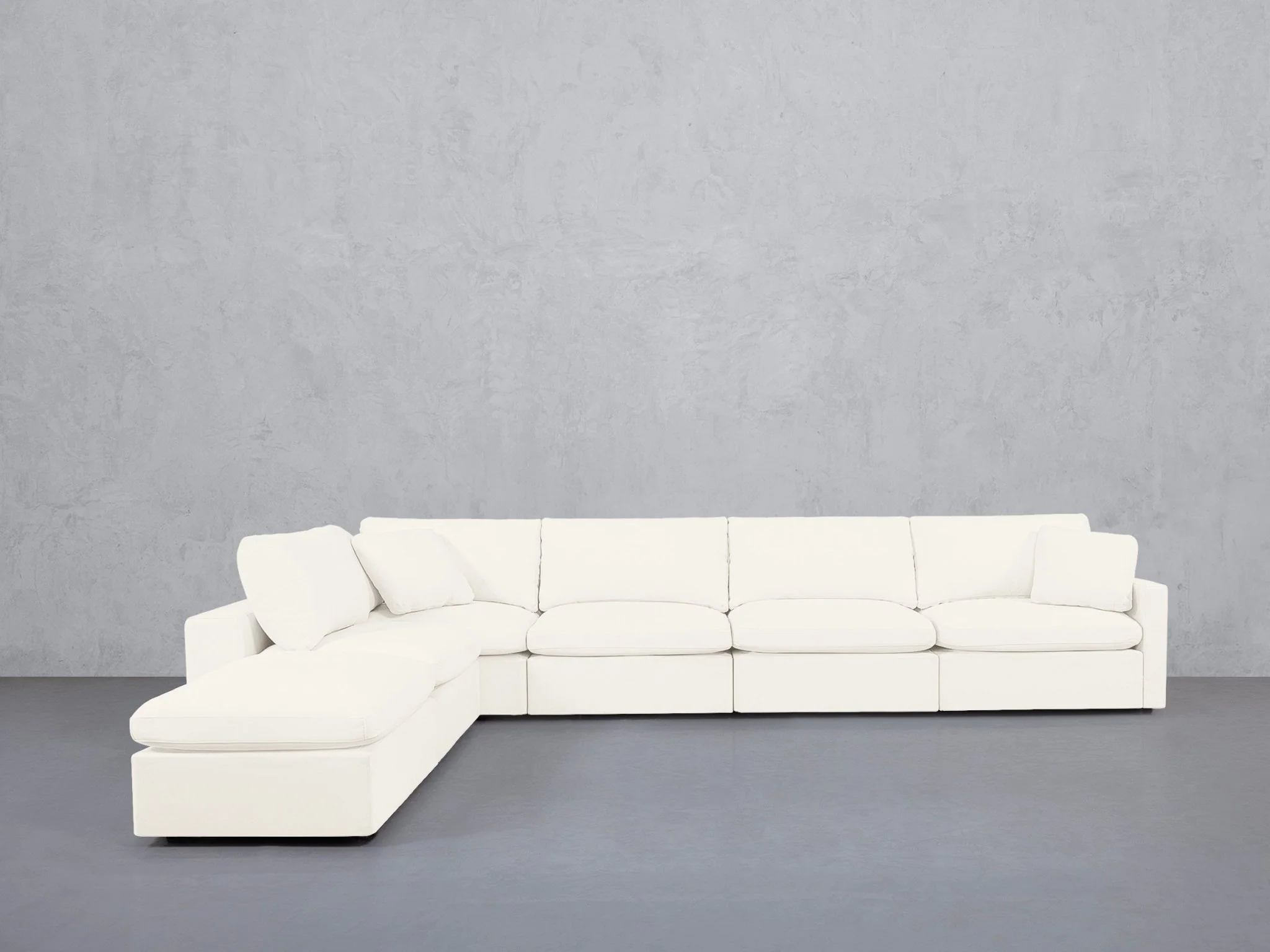 6-Seat Modular Corner Lounger Sectional (Thin Arms) - Image 43