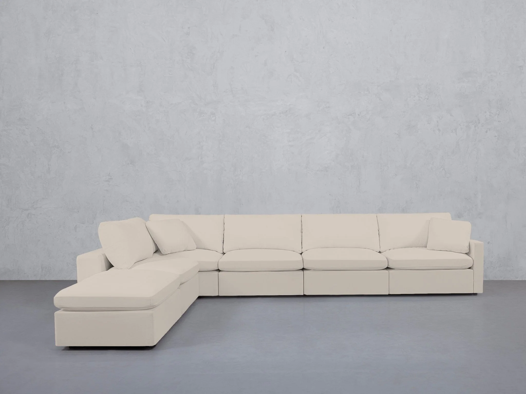 6-Seat Modular Corner Lounger Sectional (Thin Arms) - Image 50