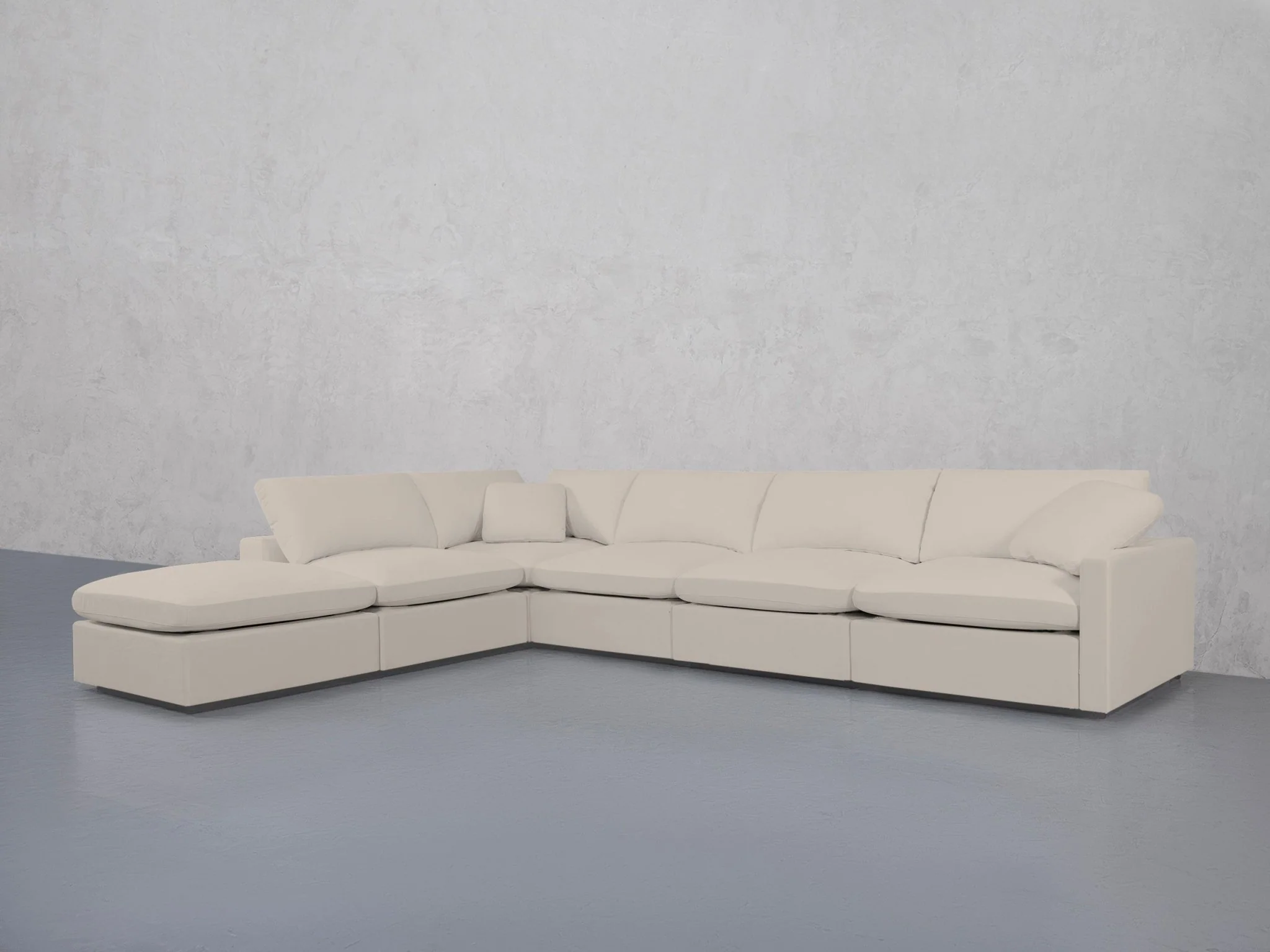 6-Seat Modular Corner Lounger Sectional (Thin Arms) - Image 51