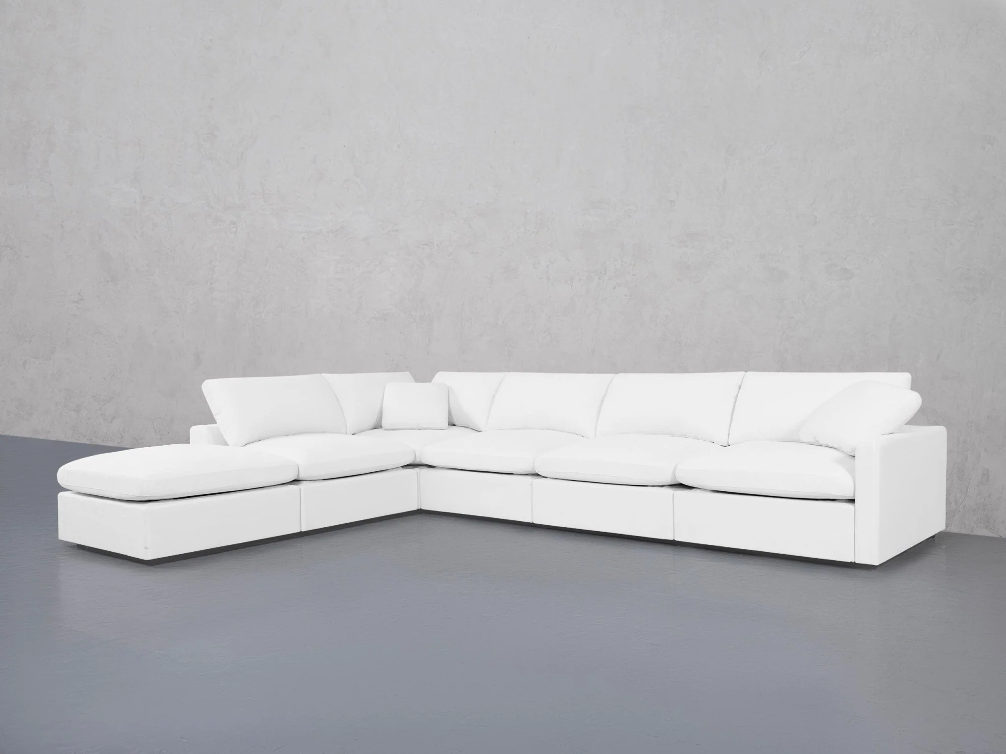 6-Seat Modular Corner Lounger Sectional (Thin Arms) - Image 9