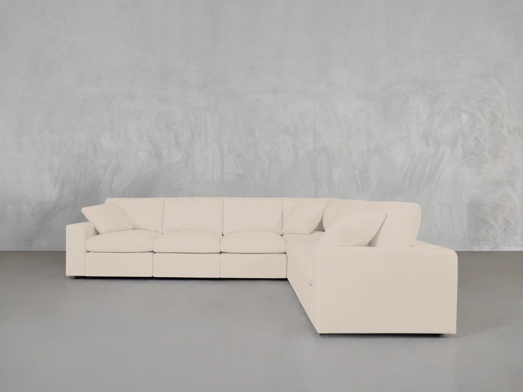 6-Seat Modular Corner Right Sectional - Image 117