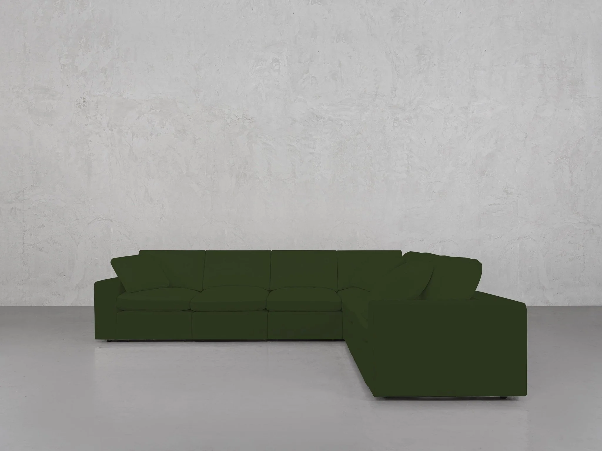 6-Seat Modular Corner Right Sectional - Image 173