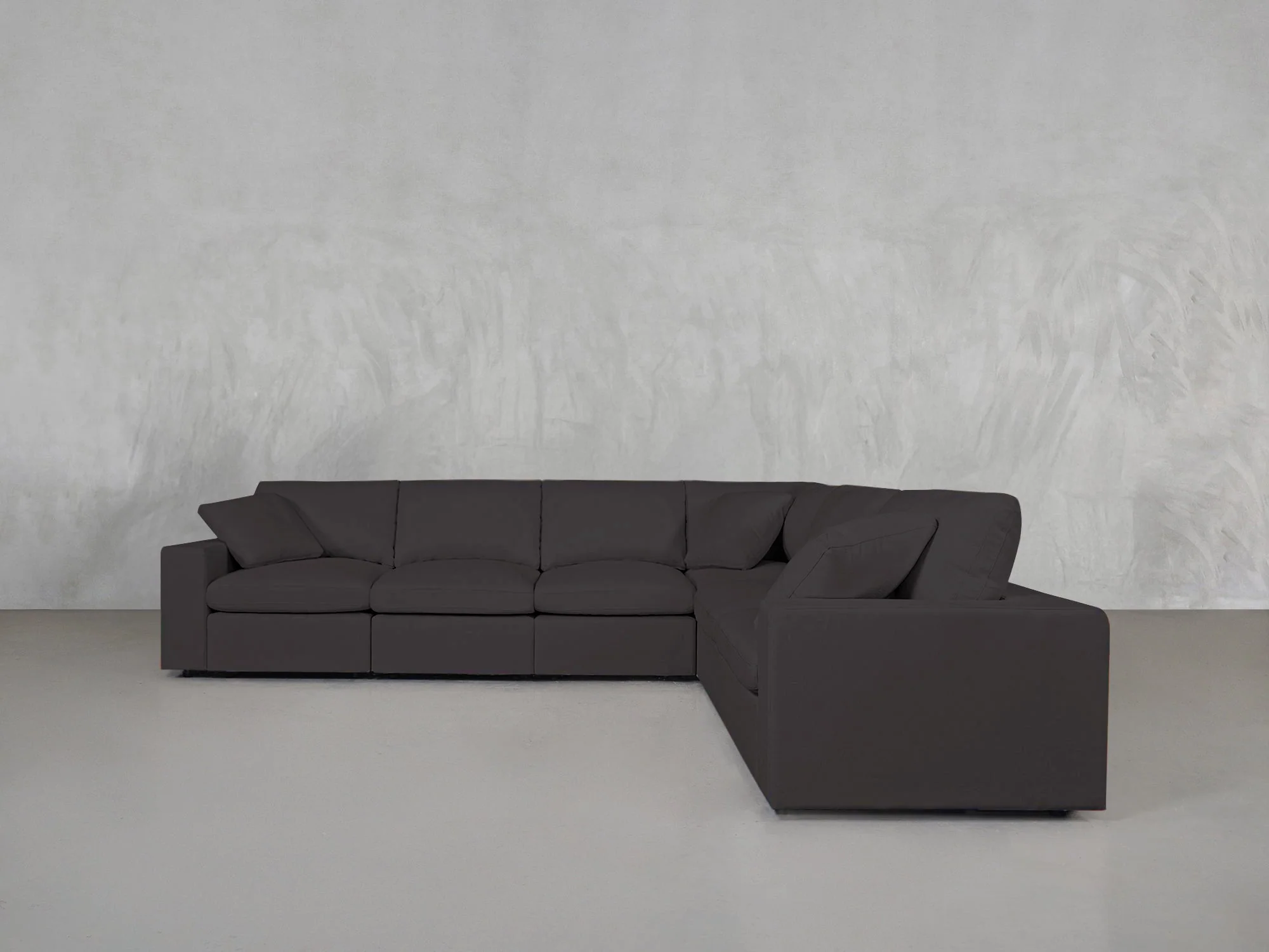 6-Seat Modular Corner Right Sectional - Image 205
