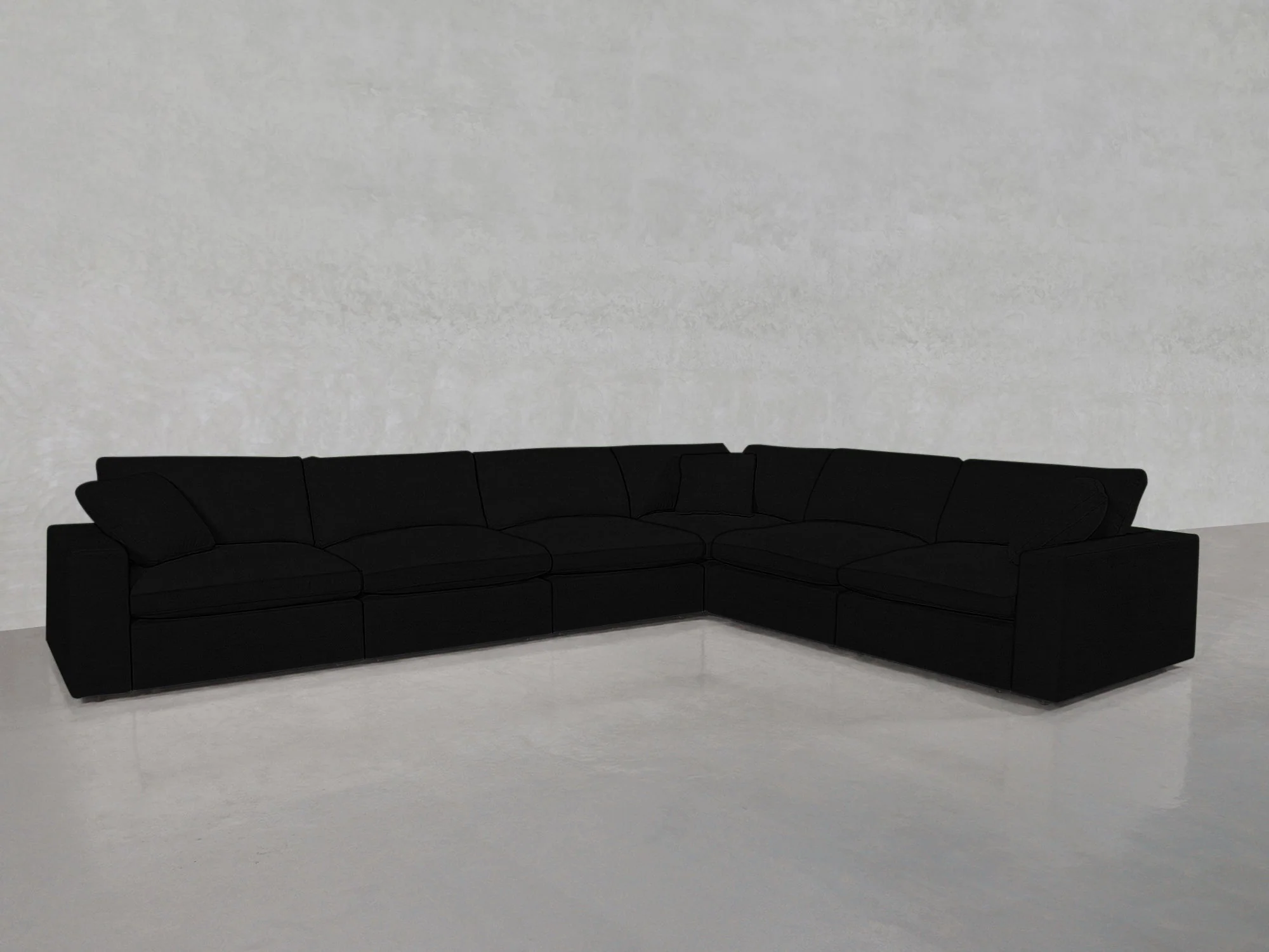 6-Seat Modular Corner Right Sectional - Image 215