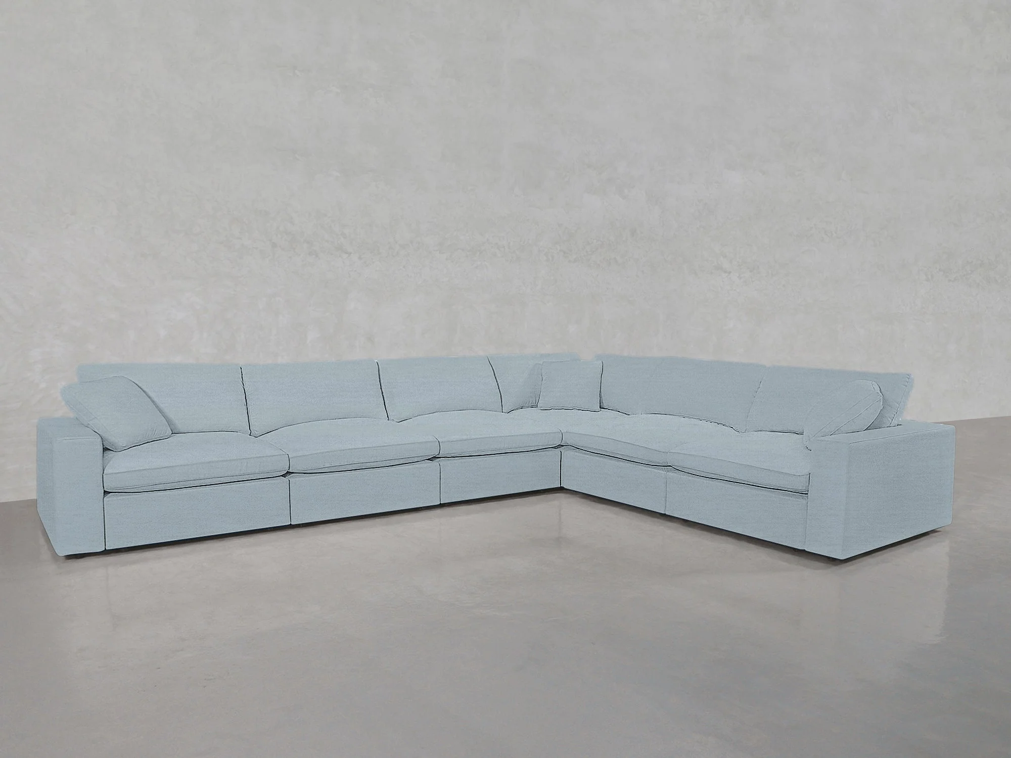 6-Seat Modular Corner Right Sectional - Image 226