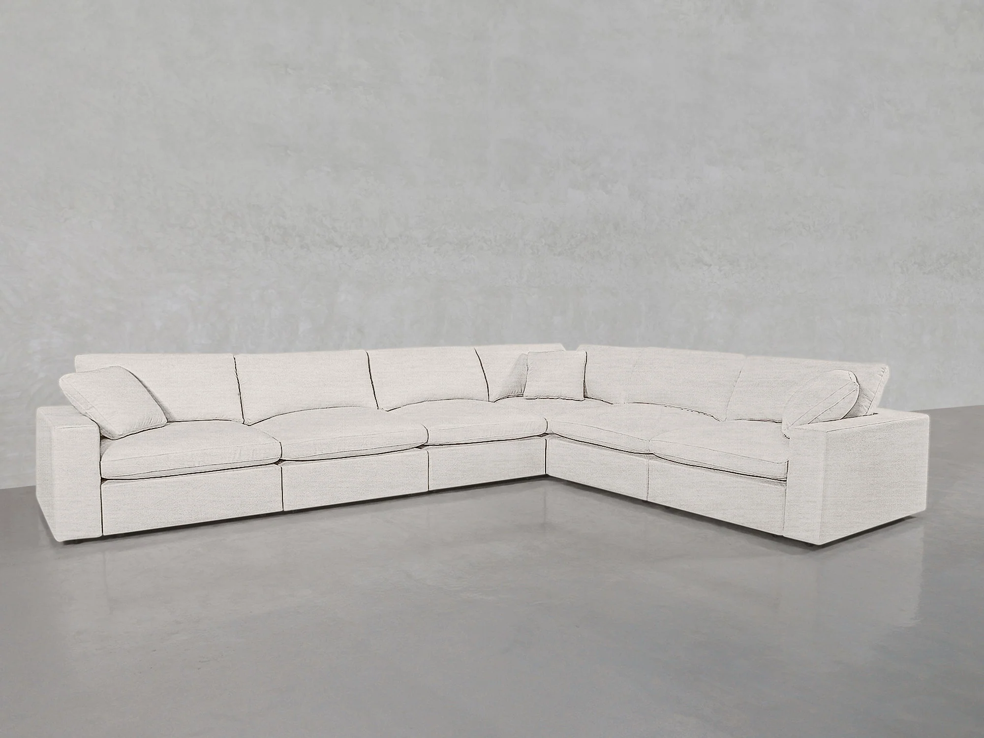 6-Seat Modular Corner Right Sectional - Image 53