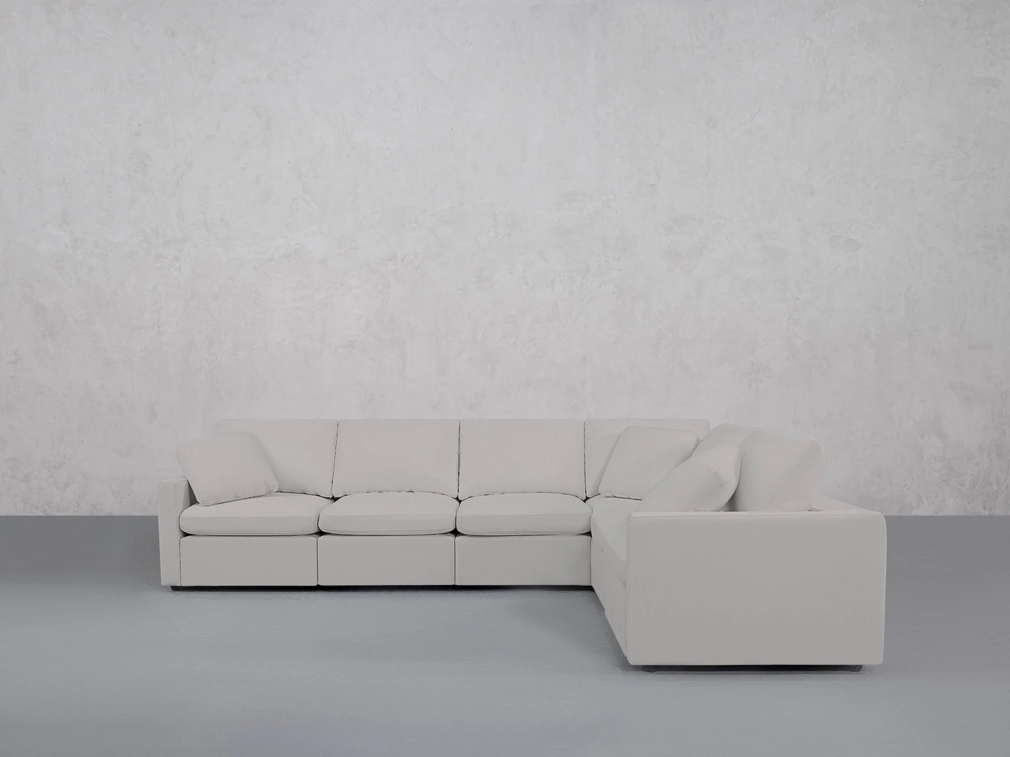 6-Seat Modular Corner Right Sectional (Thin Arms) - Image 101