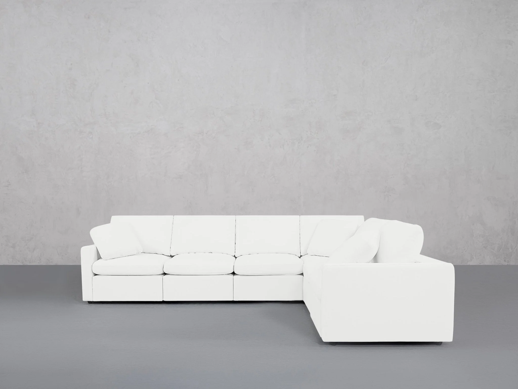 6-Seat Modular Corner Right Sectional (Thin Arms) - Image 11