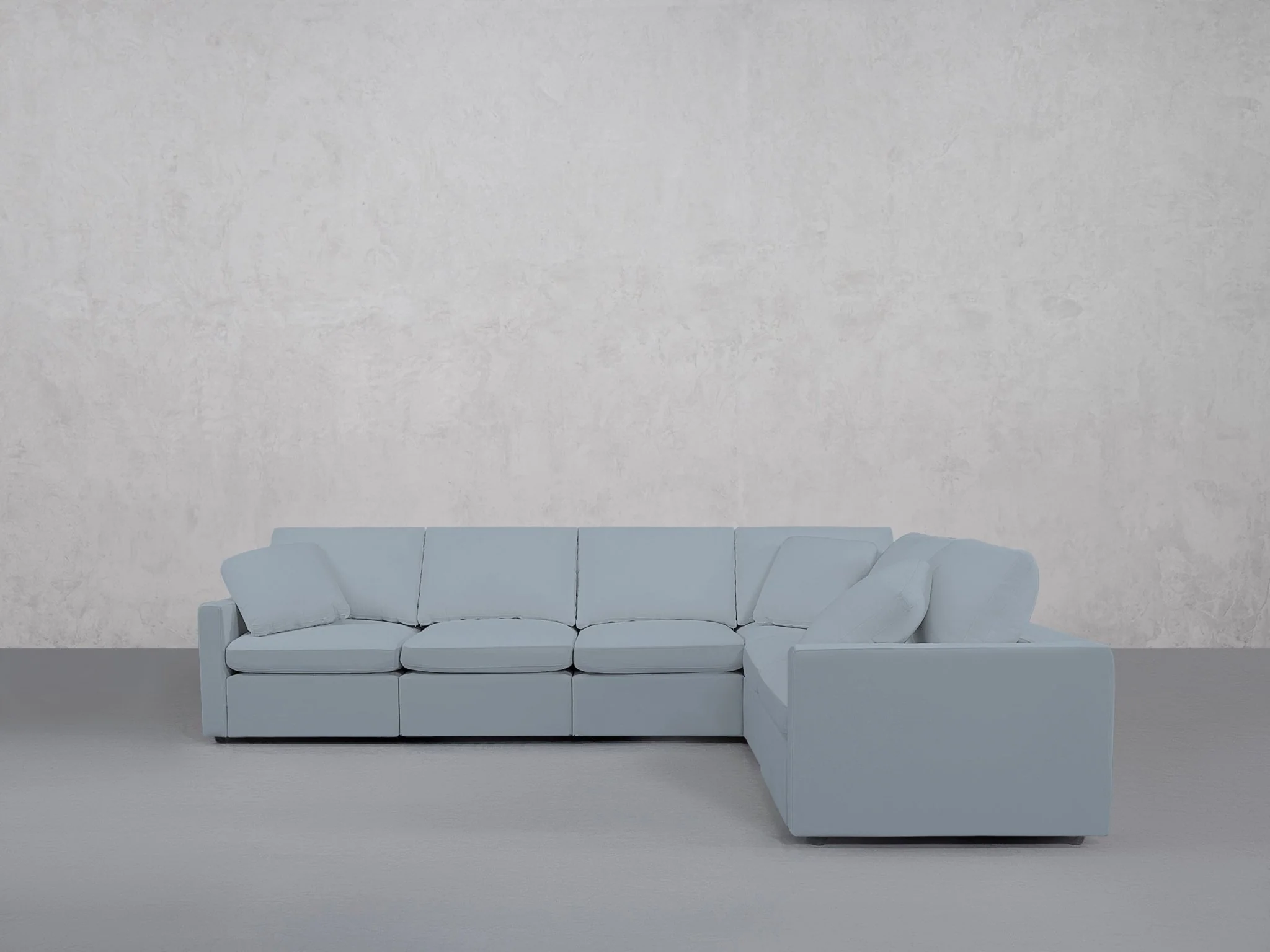 6-Seat Modular Corner Right Sectional (Thin Arms) - Image 122