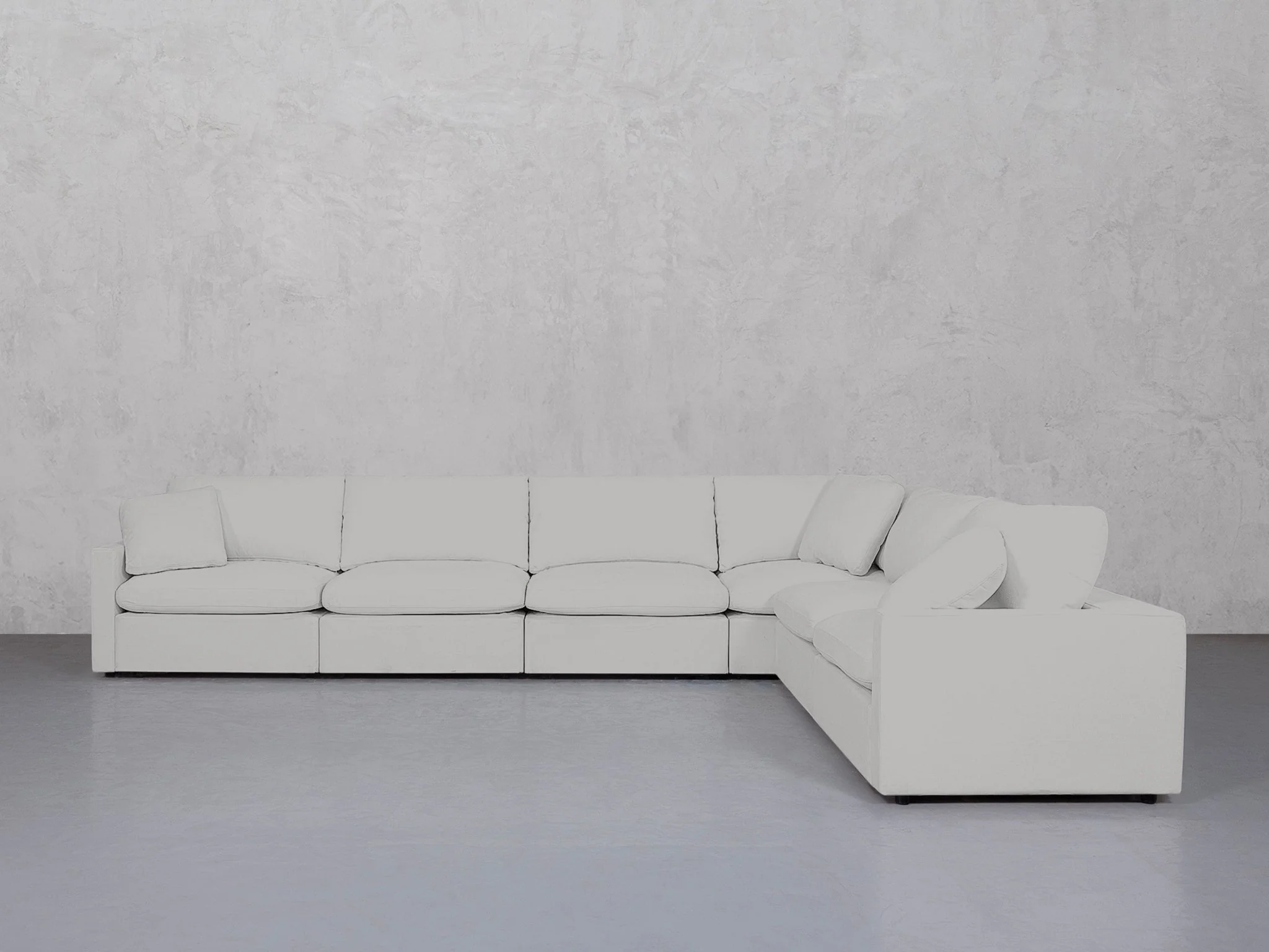6-Seat Modular Corner Right Sectional (Thin Arms) - Image 144